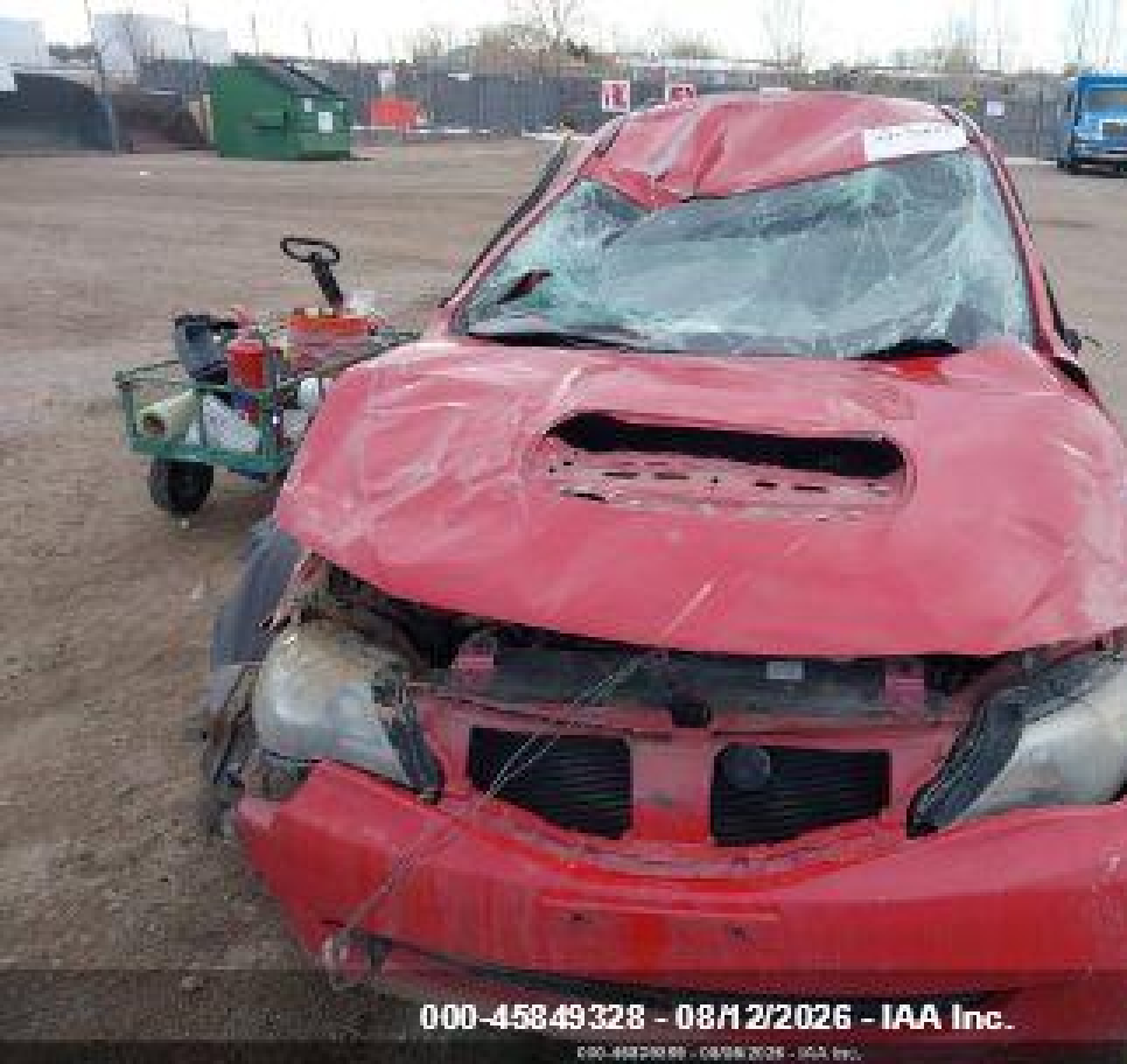 2008 Subaru Impreza Wrx Red vin: JF1GE74678G504822