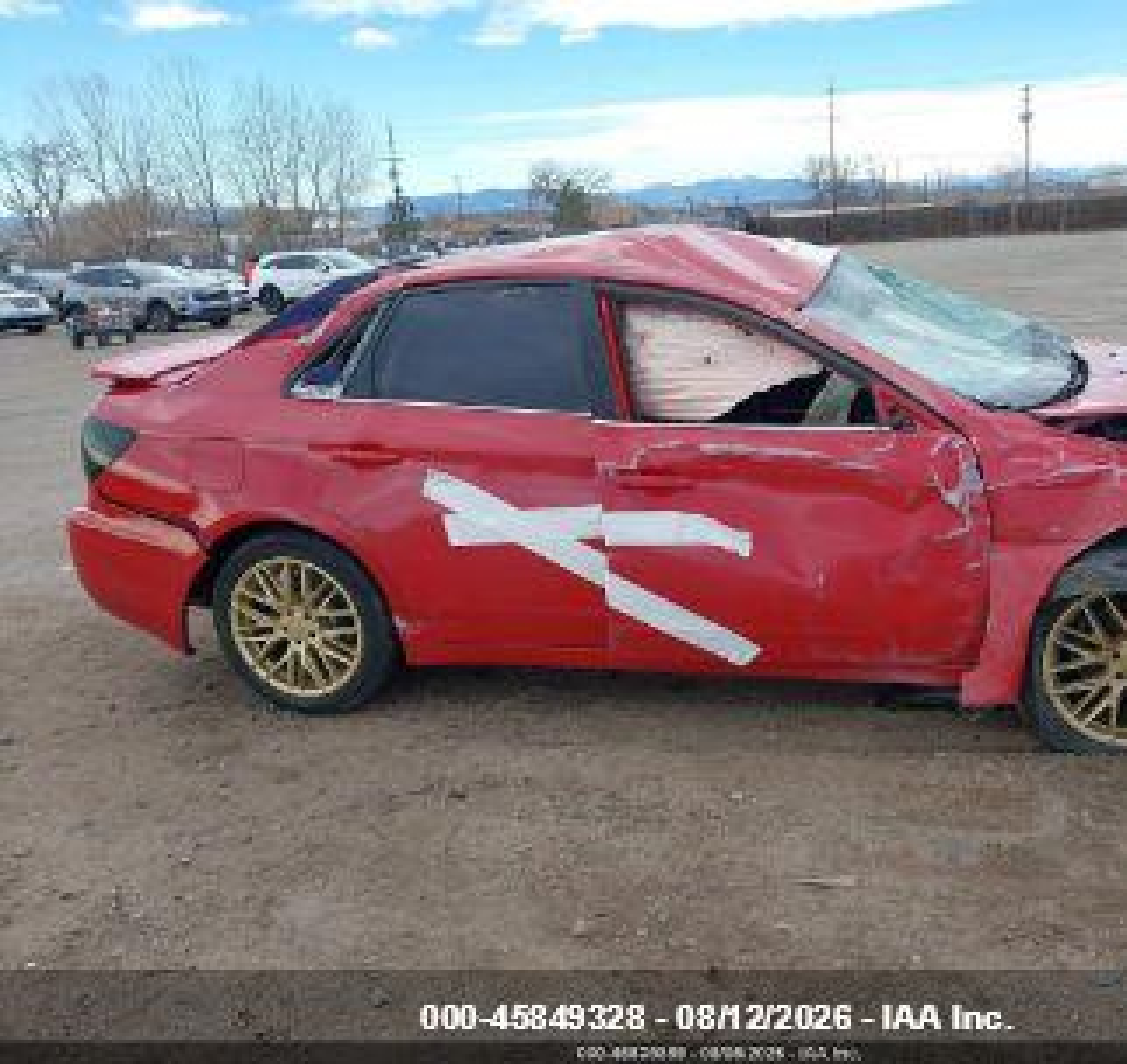 2008 Subaru Impreza Wrx Red vin: JF1GE74678G504822