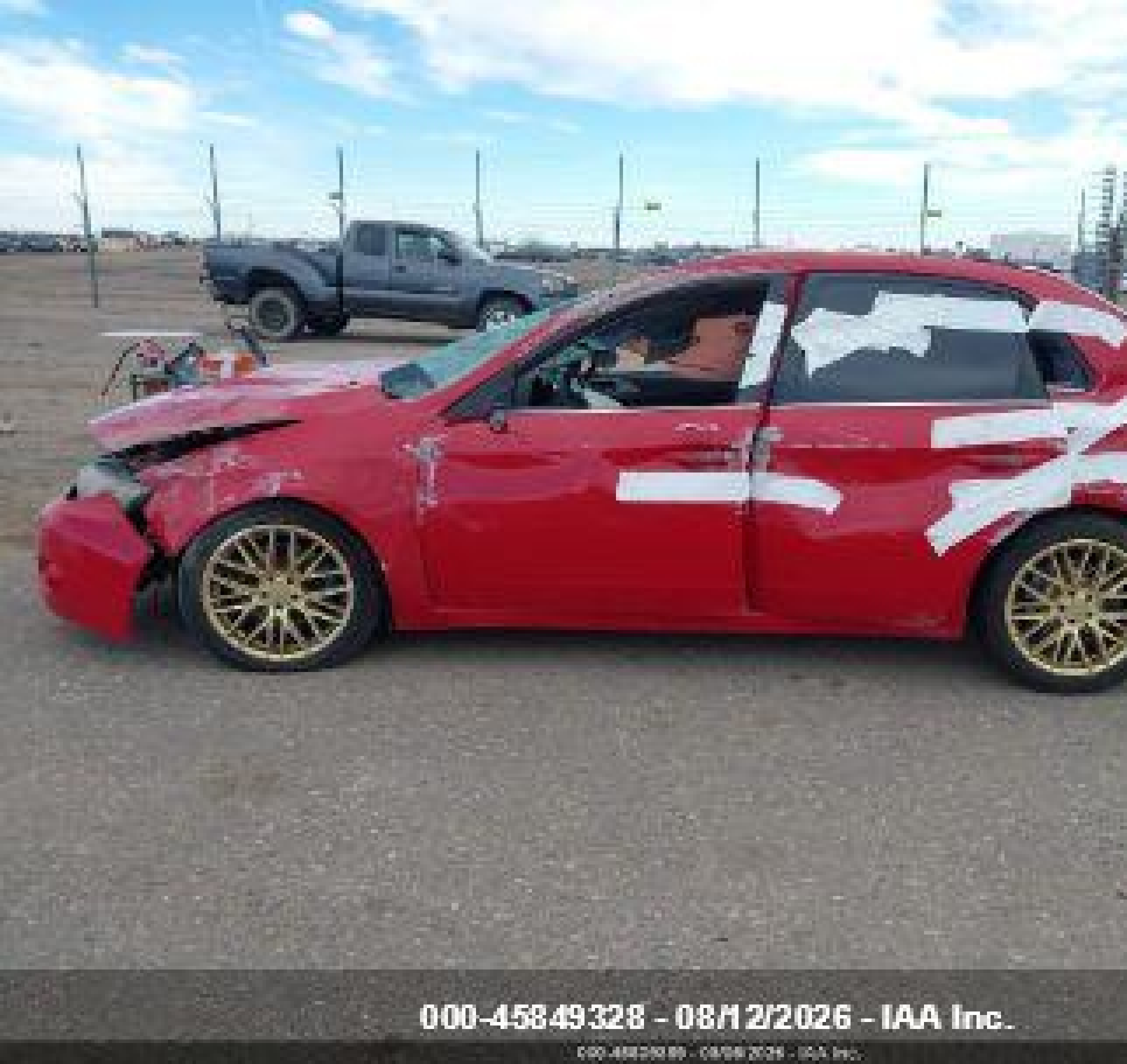 2008 Subaru Impreza Wrx Red vin: JF1GE74678G504822