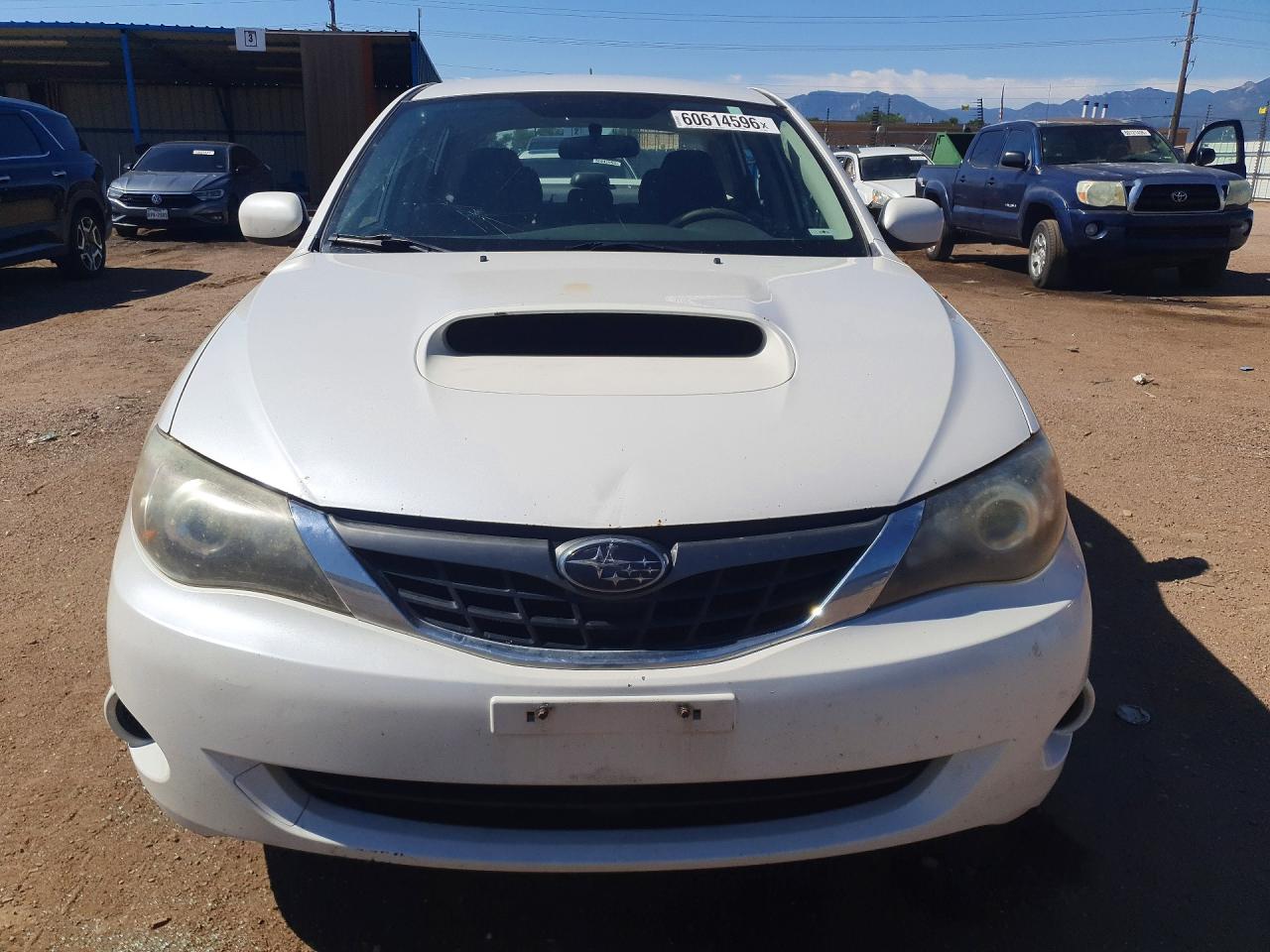 2008 Subaru Impreza Wrx White vin: JF1GE74678G510457