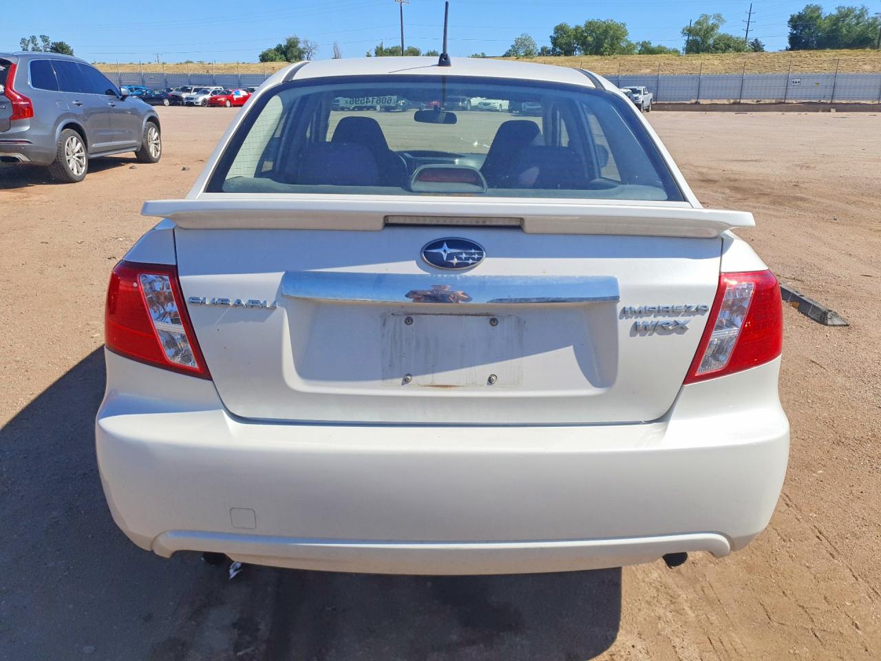 2008 Subaru Impreza Wrx White vin: JF1GE74678G510457