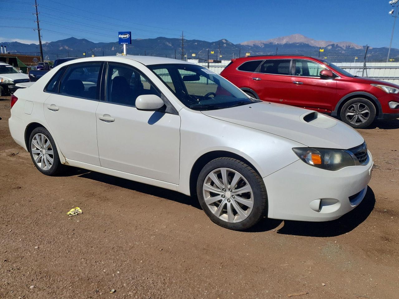 2008 Subaru Impreza Wrx White vin: JF1GE74678G510457