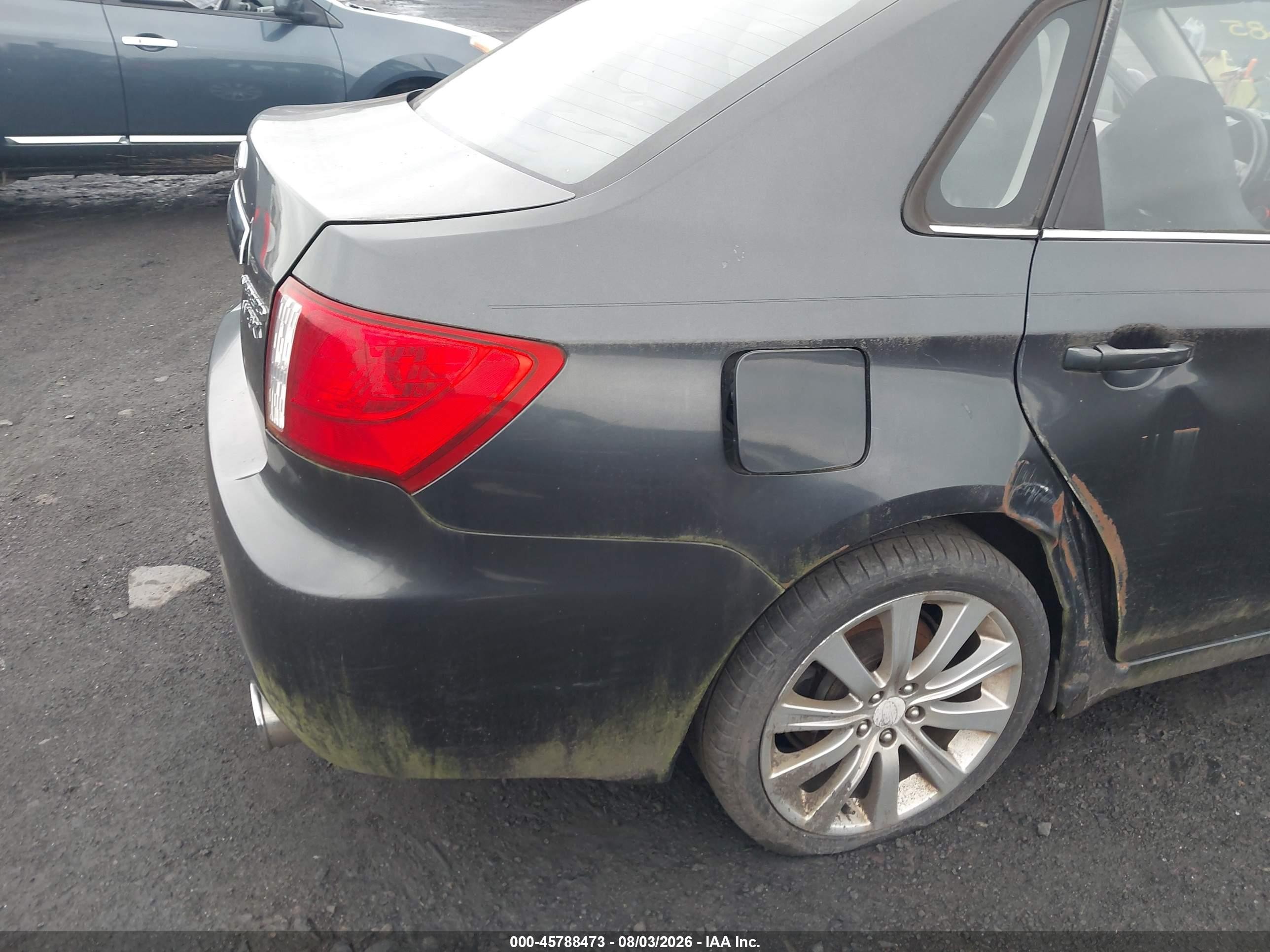 2008 Subaru Impreza Wrx Gray vin: JF1GE74678G513231
