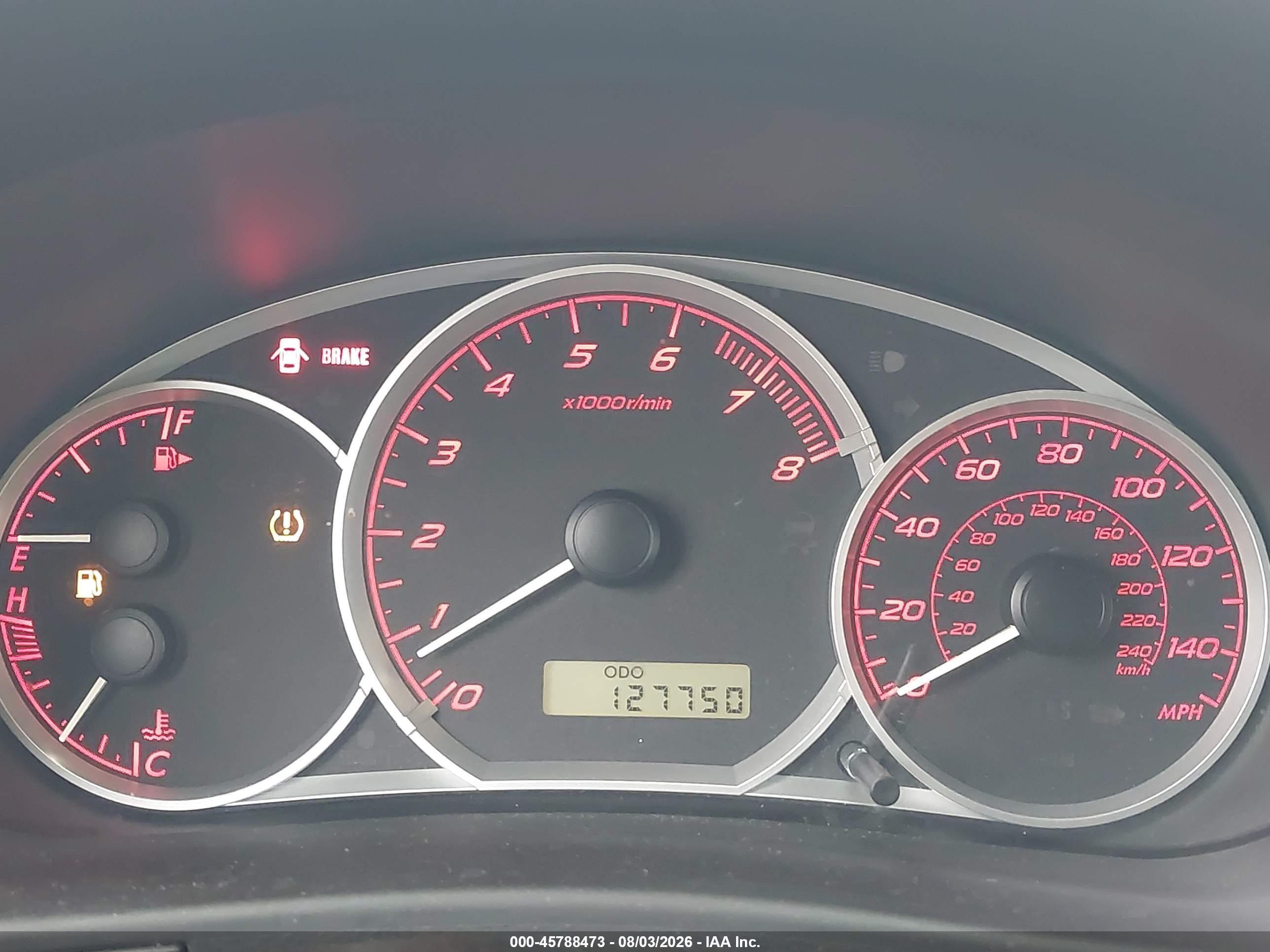 2008 Subaru Impreza Wrx Gray vin: JF1GE74678G513231