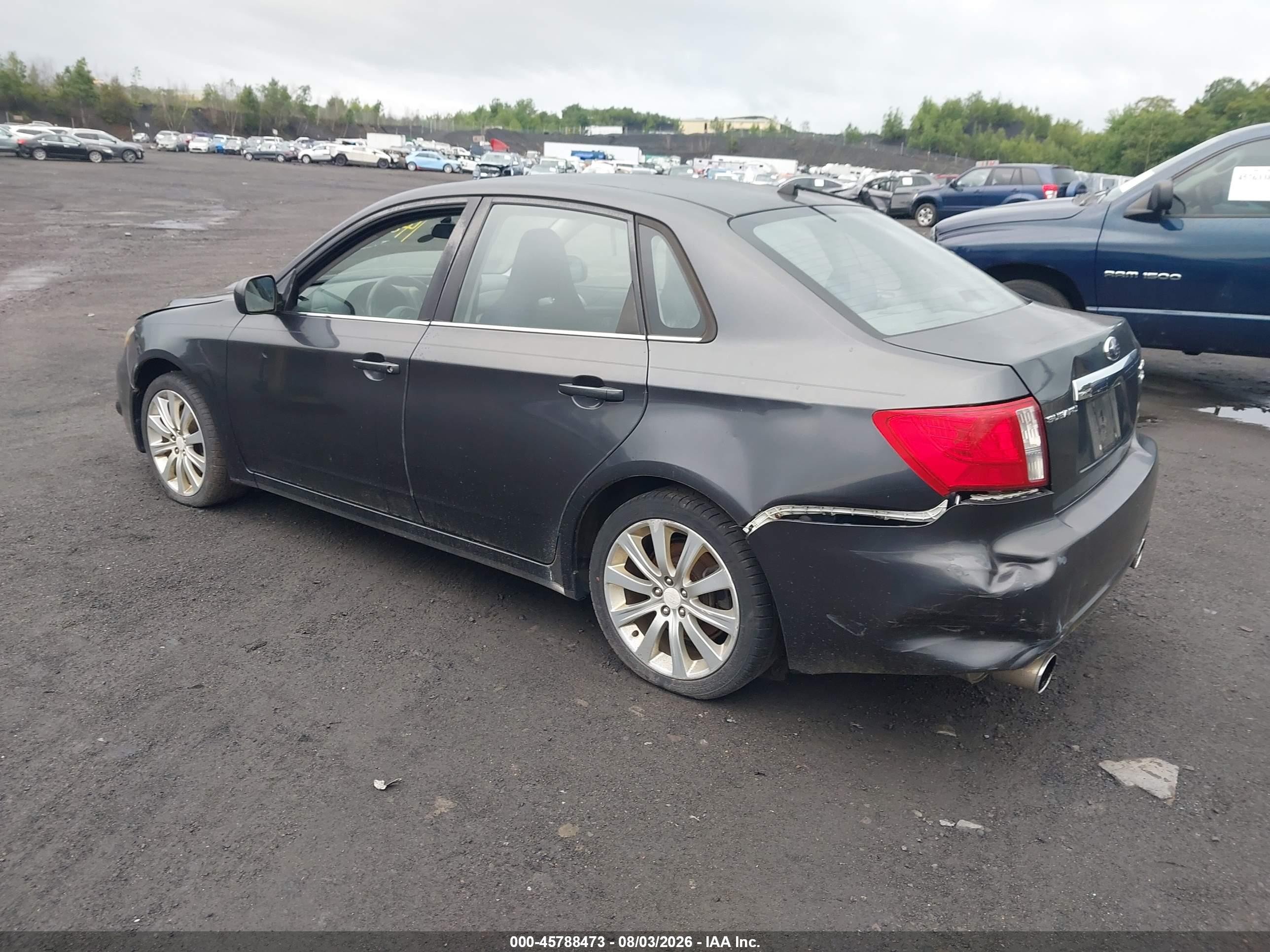 2008 Subaru Impreza Wrx Gray vin: JF1GE74678G513231