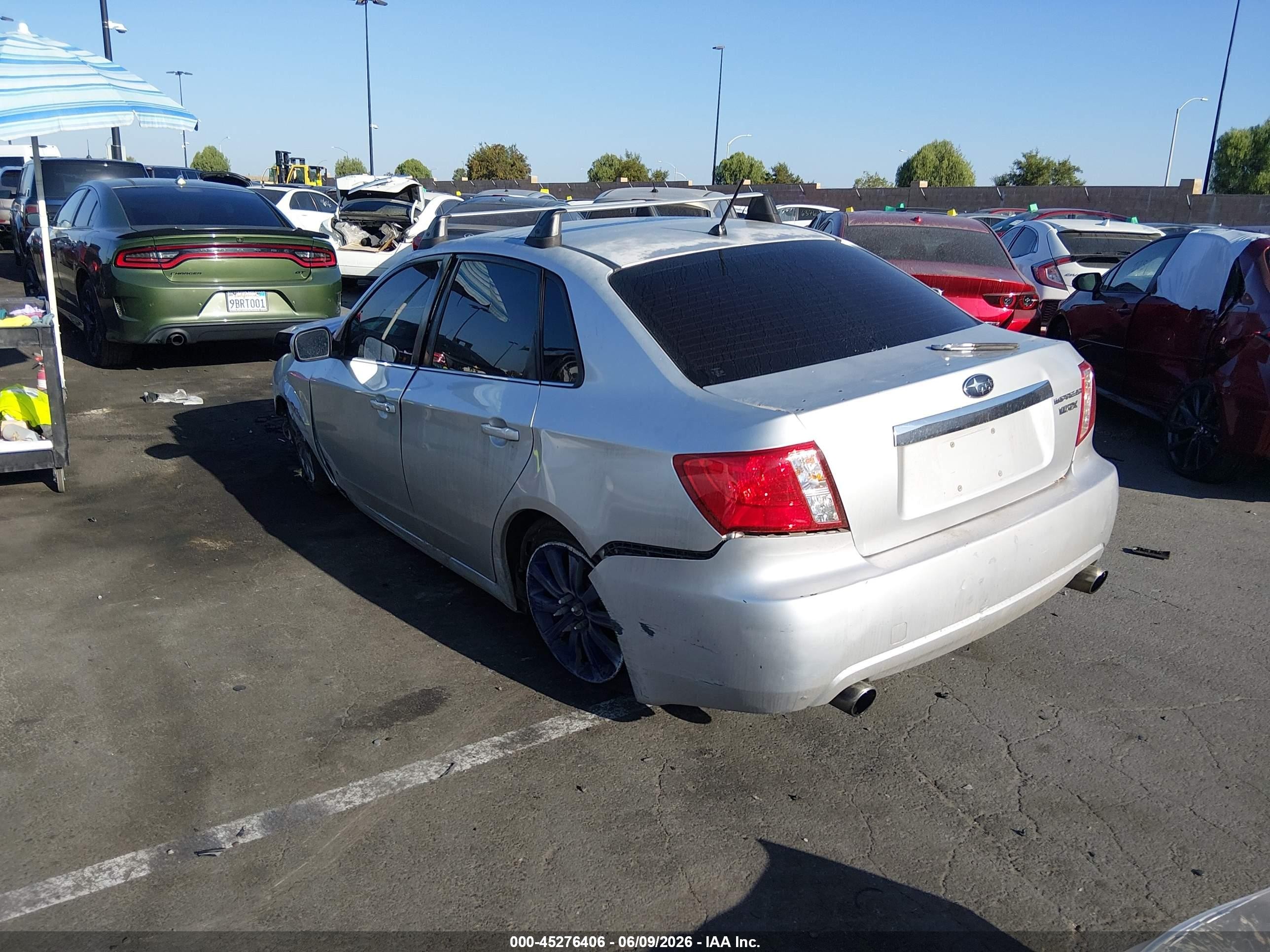 2008 Subaru Impreza  (natl) Wrx Серебряный vin: JF1GE74688G514095
