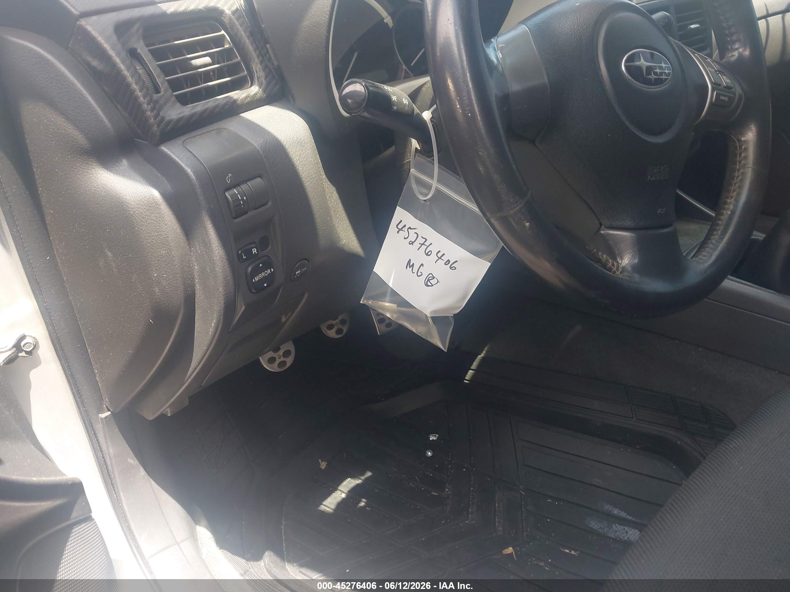2008 Subaru Impreza  (natl) Wrx Серебряный vin: JF1GE74688G514095
