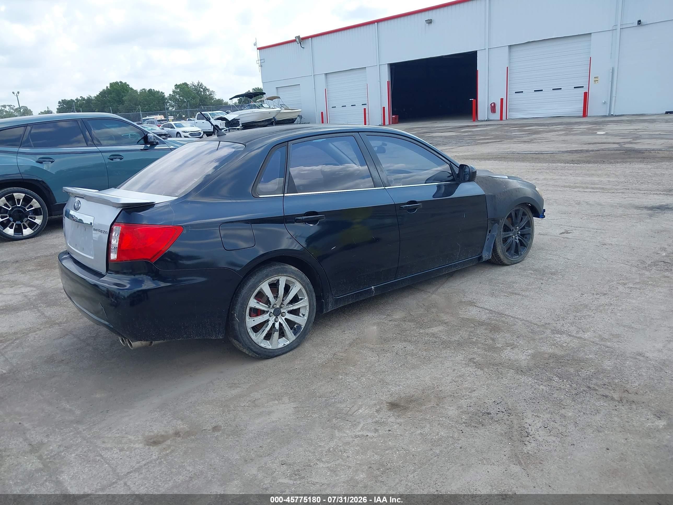 2008 Subaru Impreza Wrx Black vin: JF1GE746X8G508508