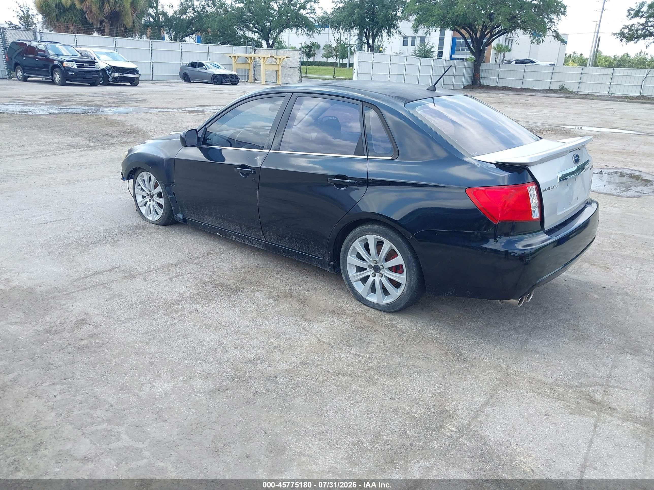 2008 Subaru Impreza Wrx Black vin: JF1GE746X8G508508