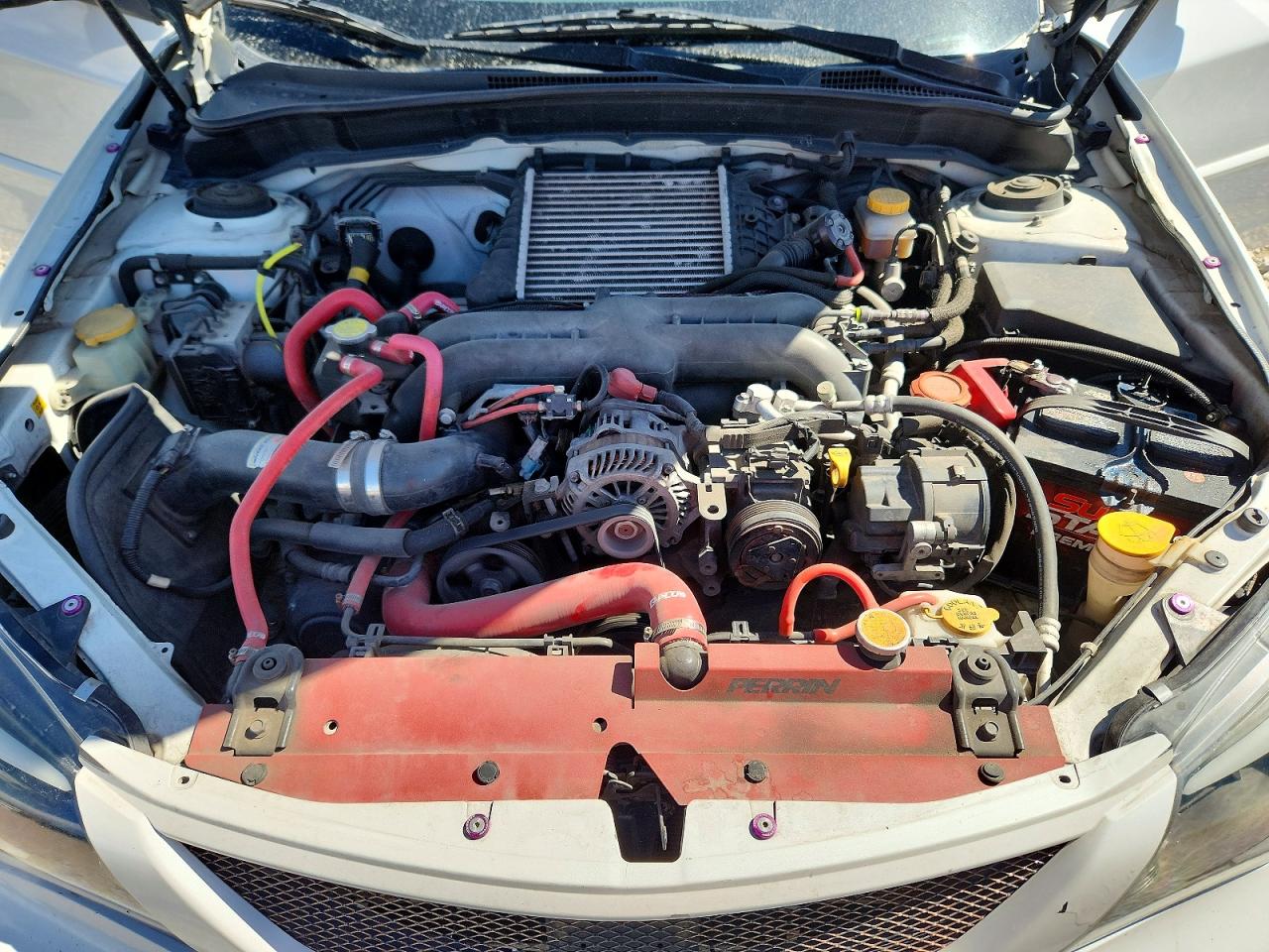 2008 Subaru Impreza Wrx Premium Белый vin: JF1GE75608G508404