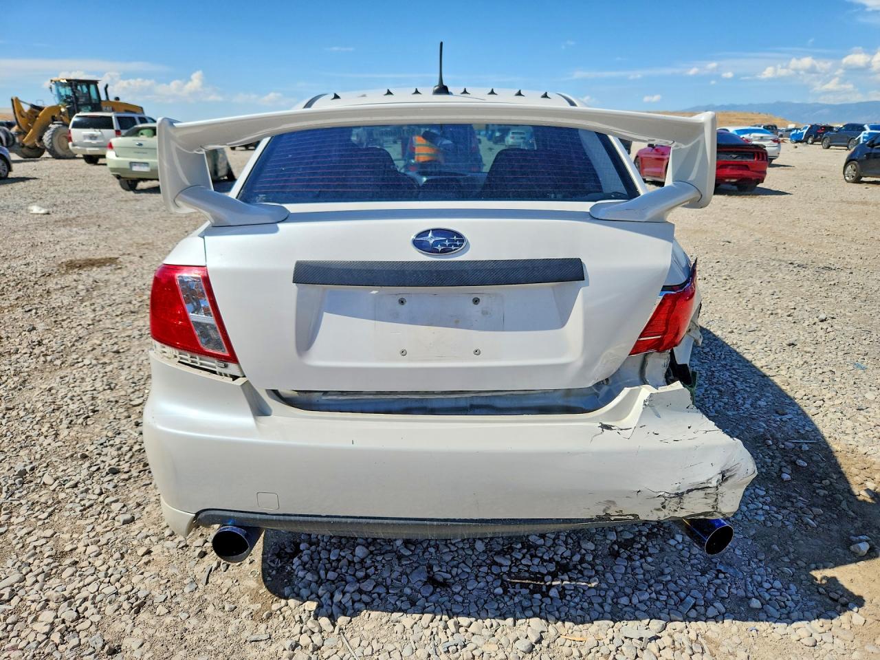2008 Subaru Impreza Wrx Premium Белый vin: JF1GE75608G508404