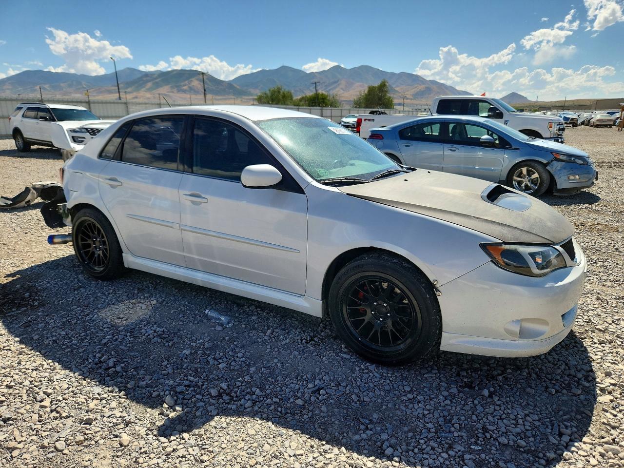 2008 Subaru Impreza Wrx Premium Белый vin: JF1GE75608G508404