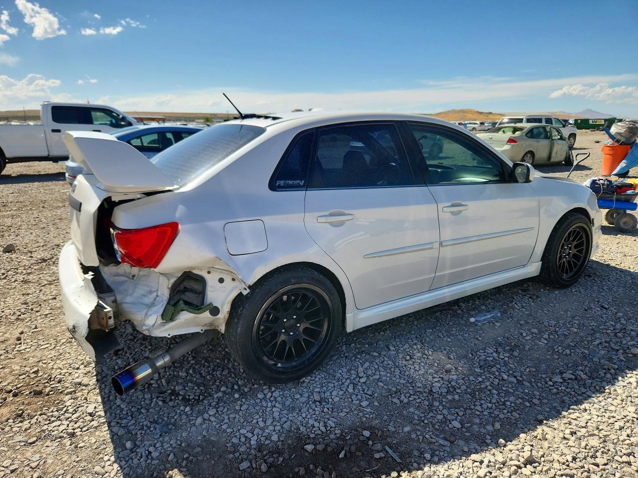 2008 Subaru Impreza Wrx Premium Белый vin: JF1GE75608G508404
