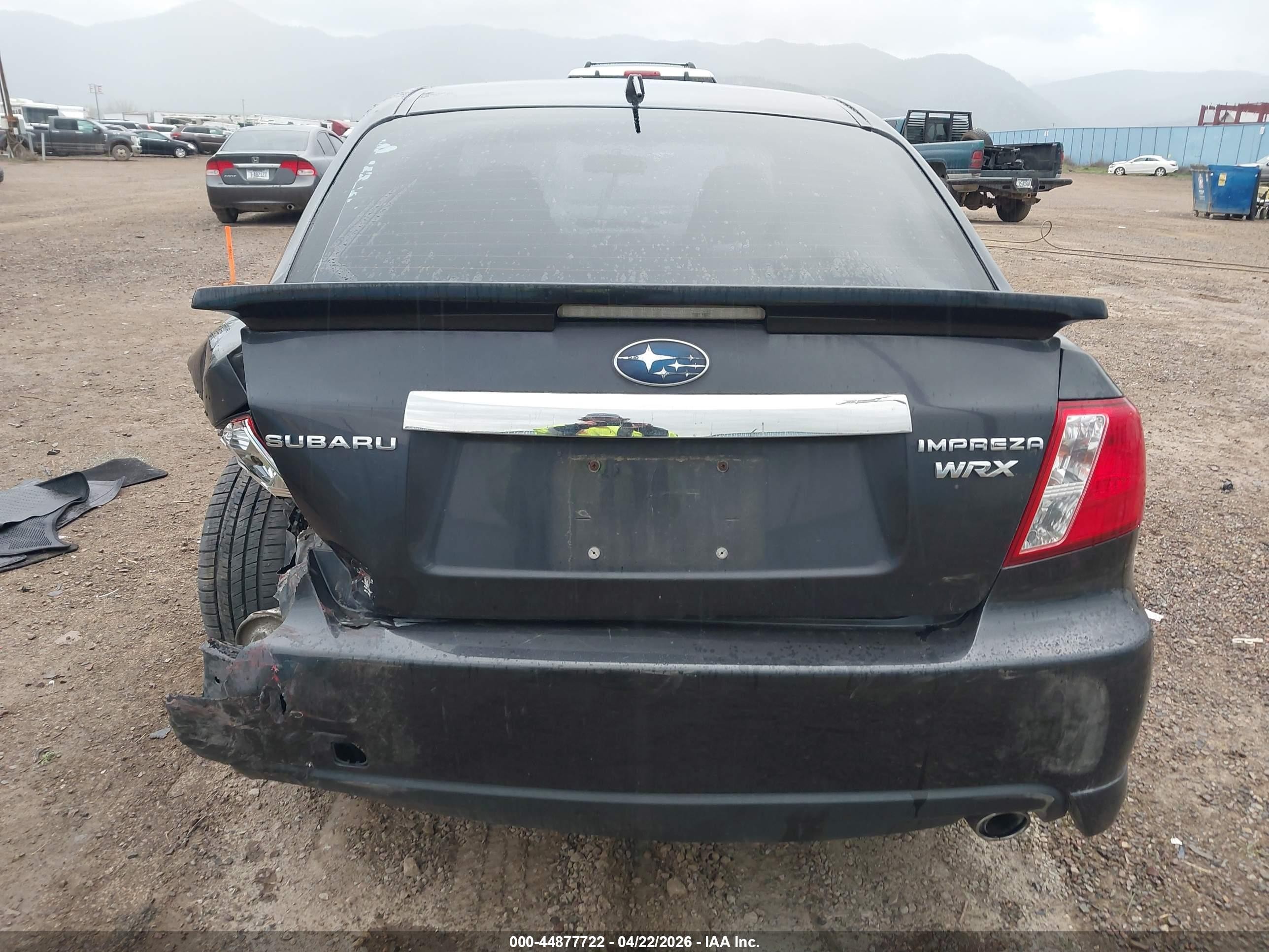 2009 Subaru Impreza Wrx Gray vin: JF1GE76609G502747