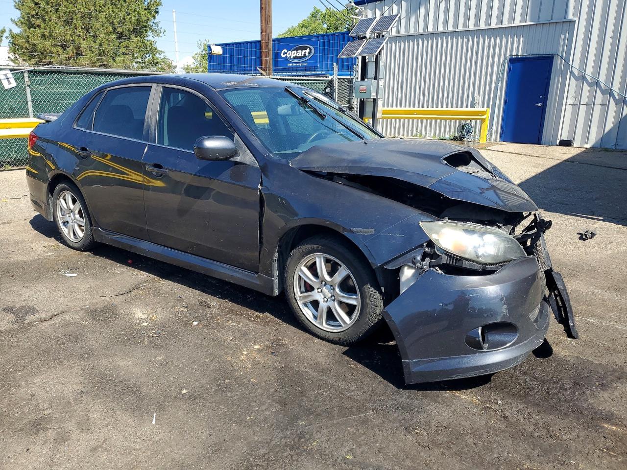 2009 Subaru Impreza 4d 4wd Black vin: JF1GE76609G508175