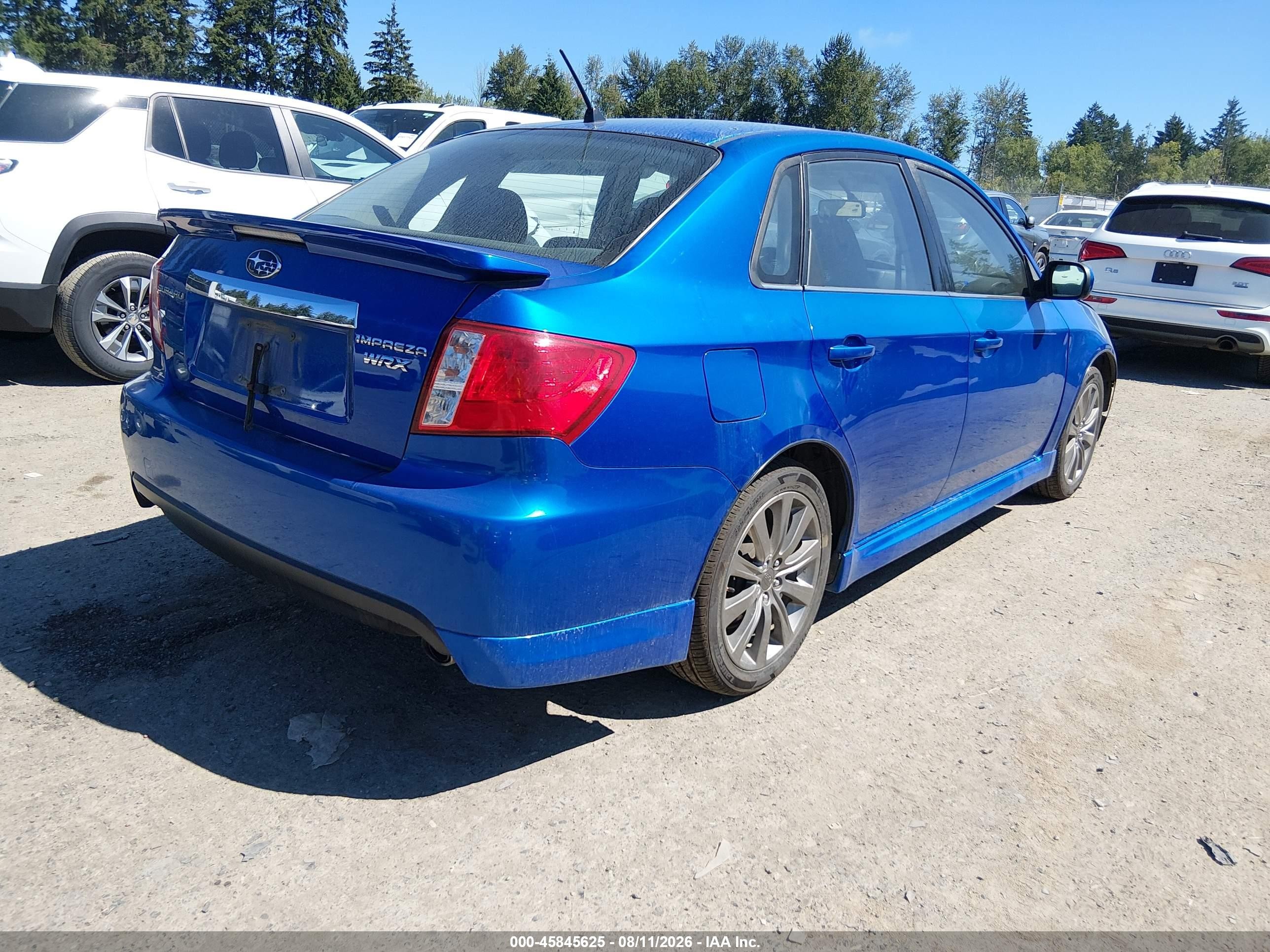 2009 Subaru Impreza Wrx Blue vin: JF1GE76629G516486