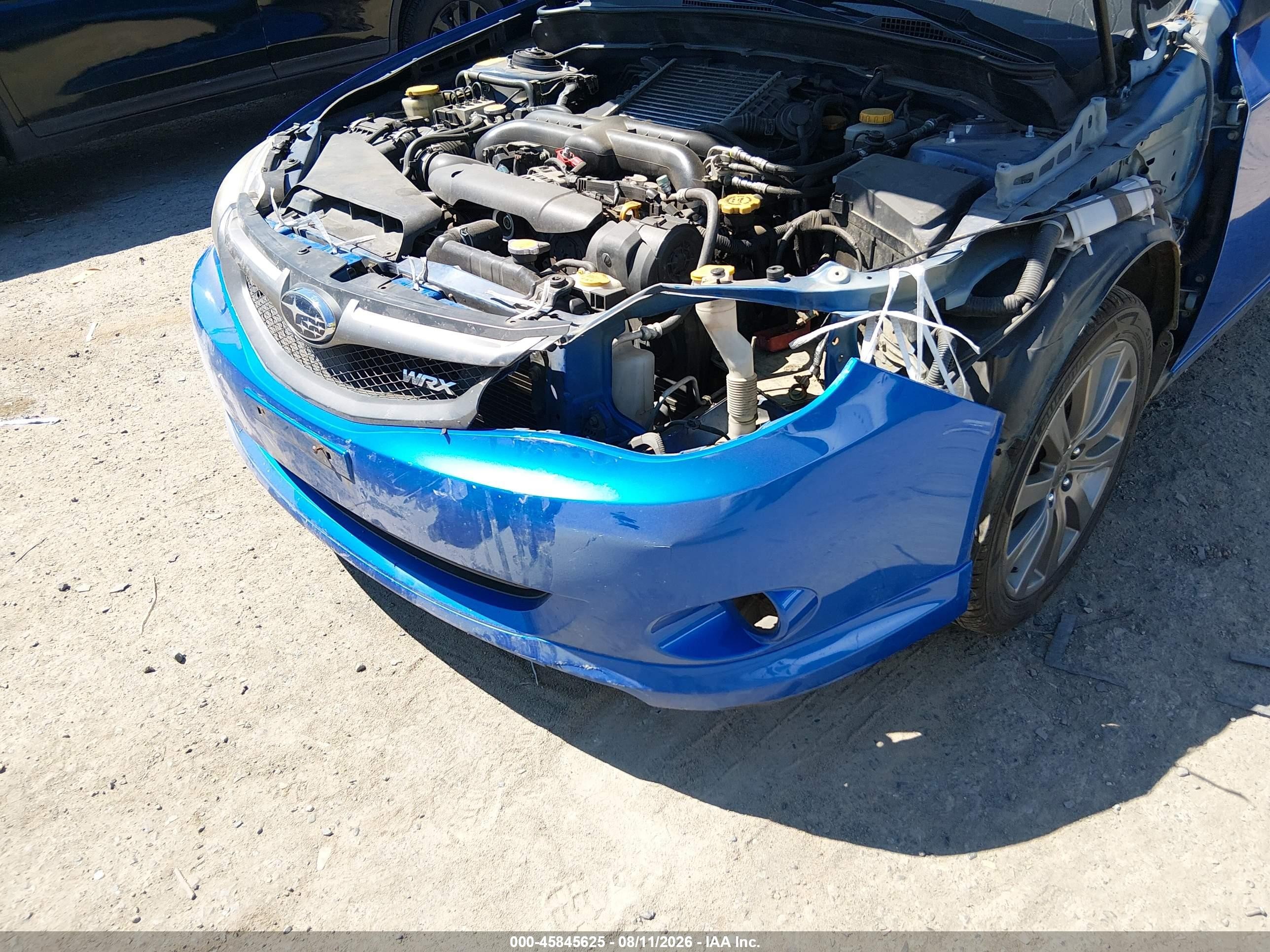 2009 Subaru Impreza Wrx Blue vin: JF1GE76629G516486