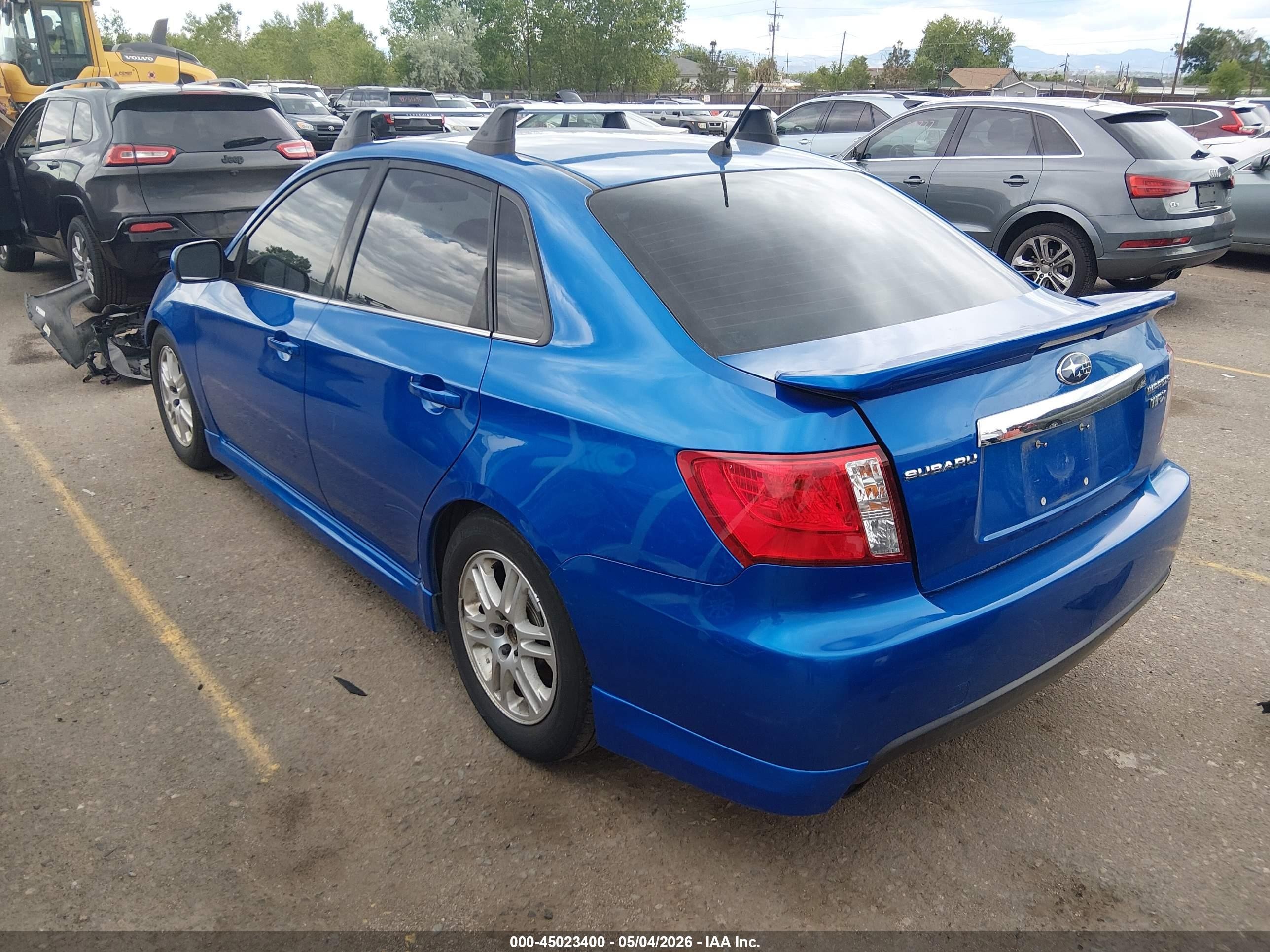2009 Subaru Impreza Wrx Blue vin: JF1GE76649G507434