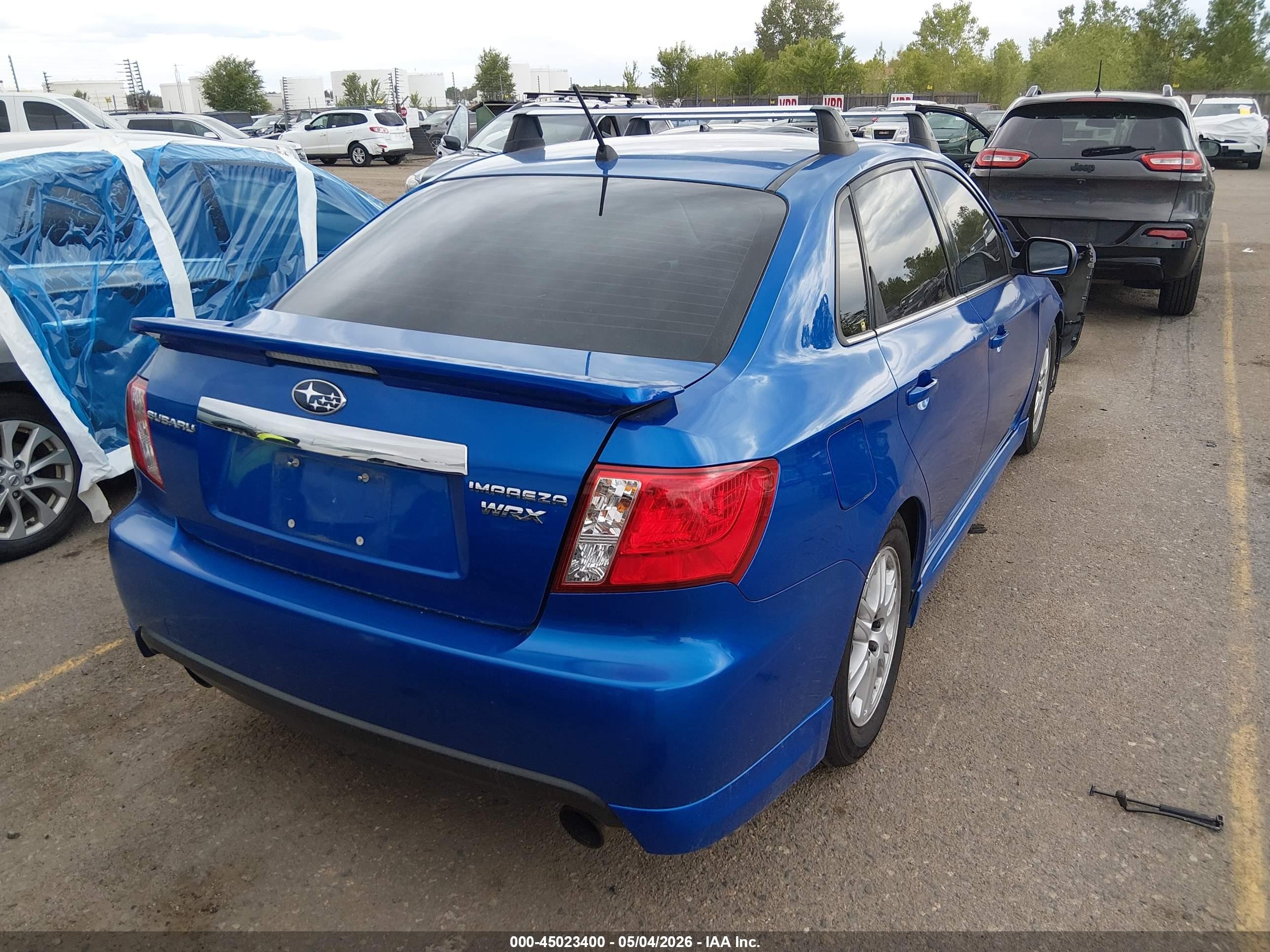 2009 Subaru Impreza Wrx Blue vin: JF1GE76649G507434