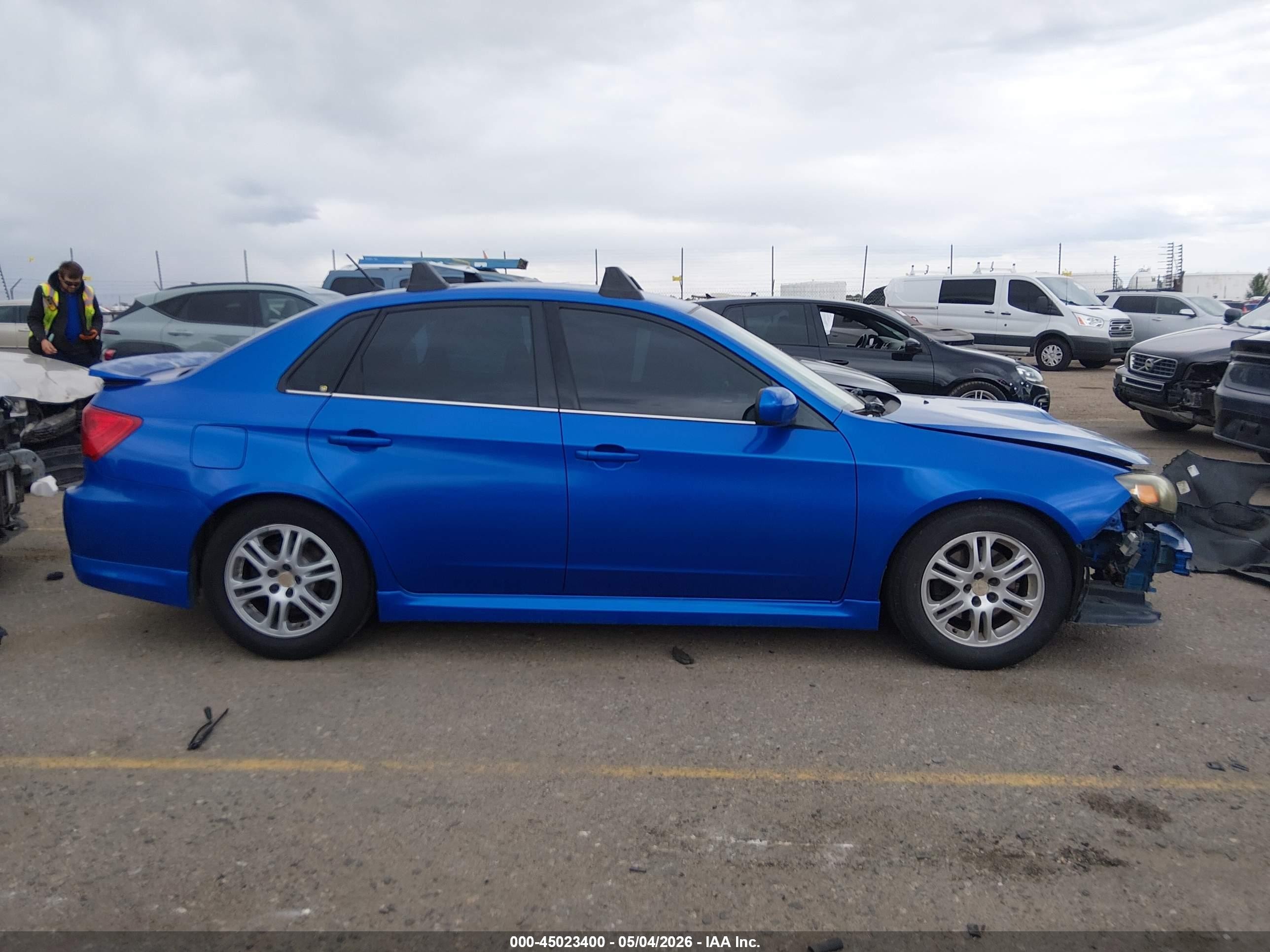 2009 Subaru Impreza Wrx Blue vin: JF1GE76649G507434