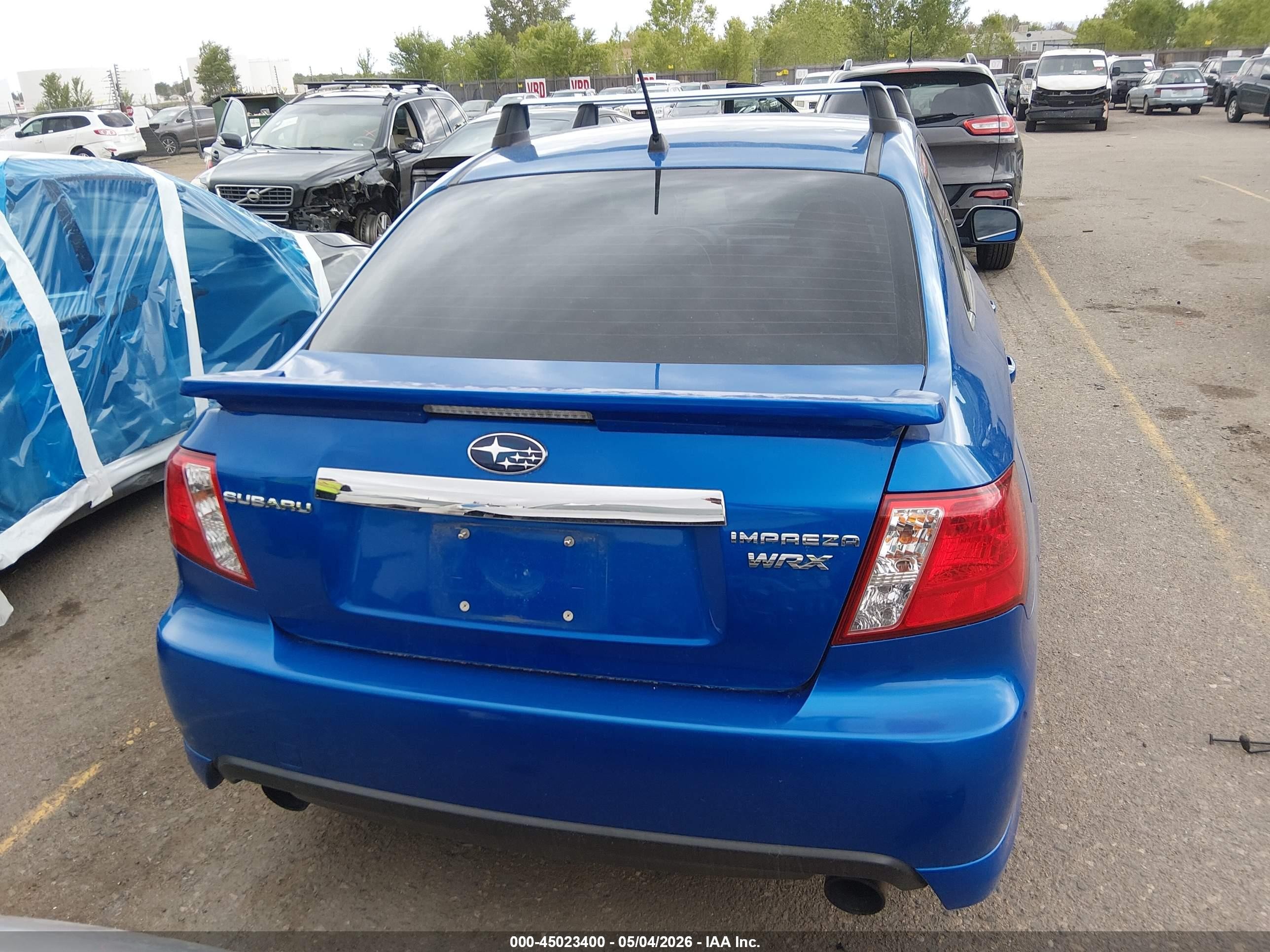 2009 Subaru Impreza Wrx Blue vin: JF1GE76649G507434