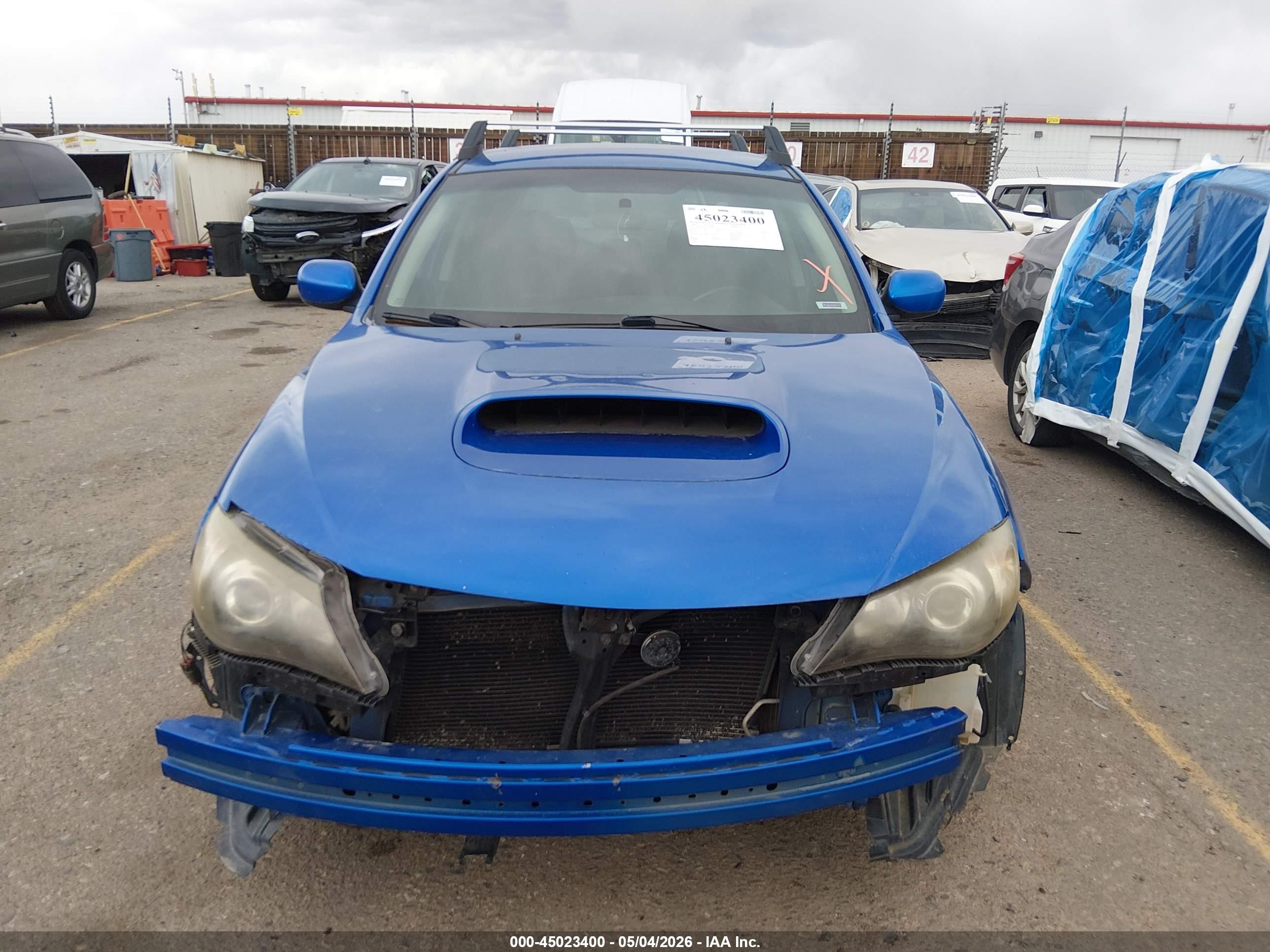 2009 Subaru Impreza Wrx Blue vin: JF1GE76649G507434