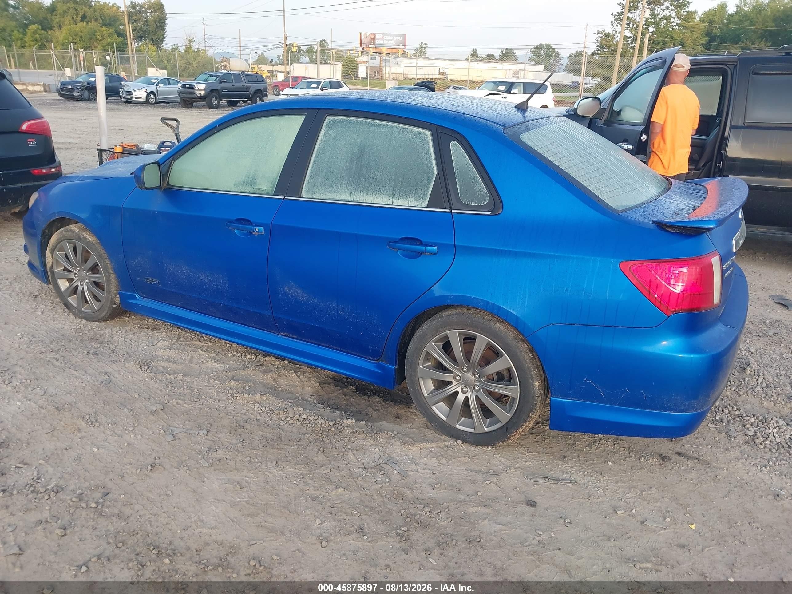 2010 Subaru Impreza Wrx Premium Blue vin: JF1GE7G65AG501208