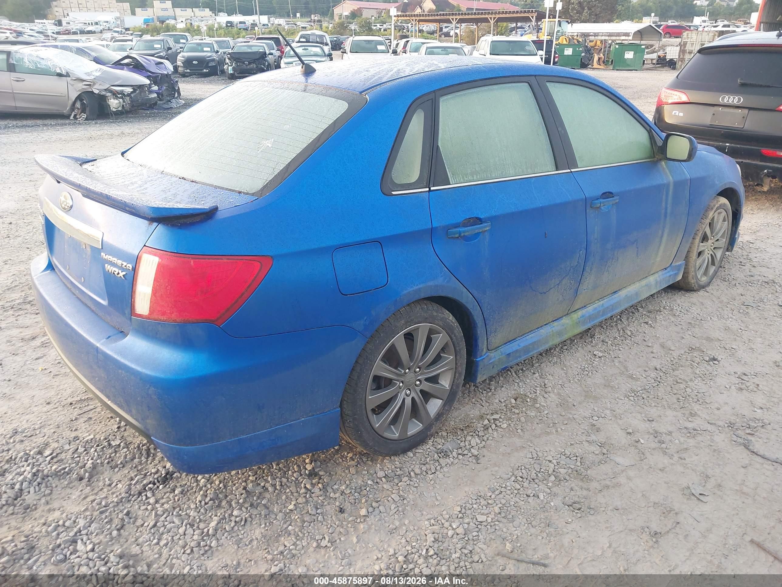 2010 Subaru Impreza Wrx Premium Blue vin: JF1GE7G65AG501208