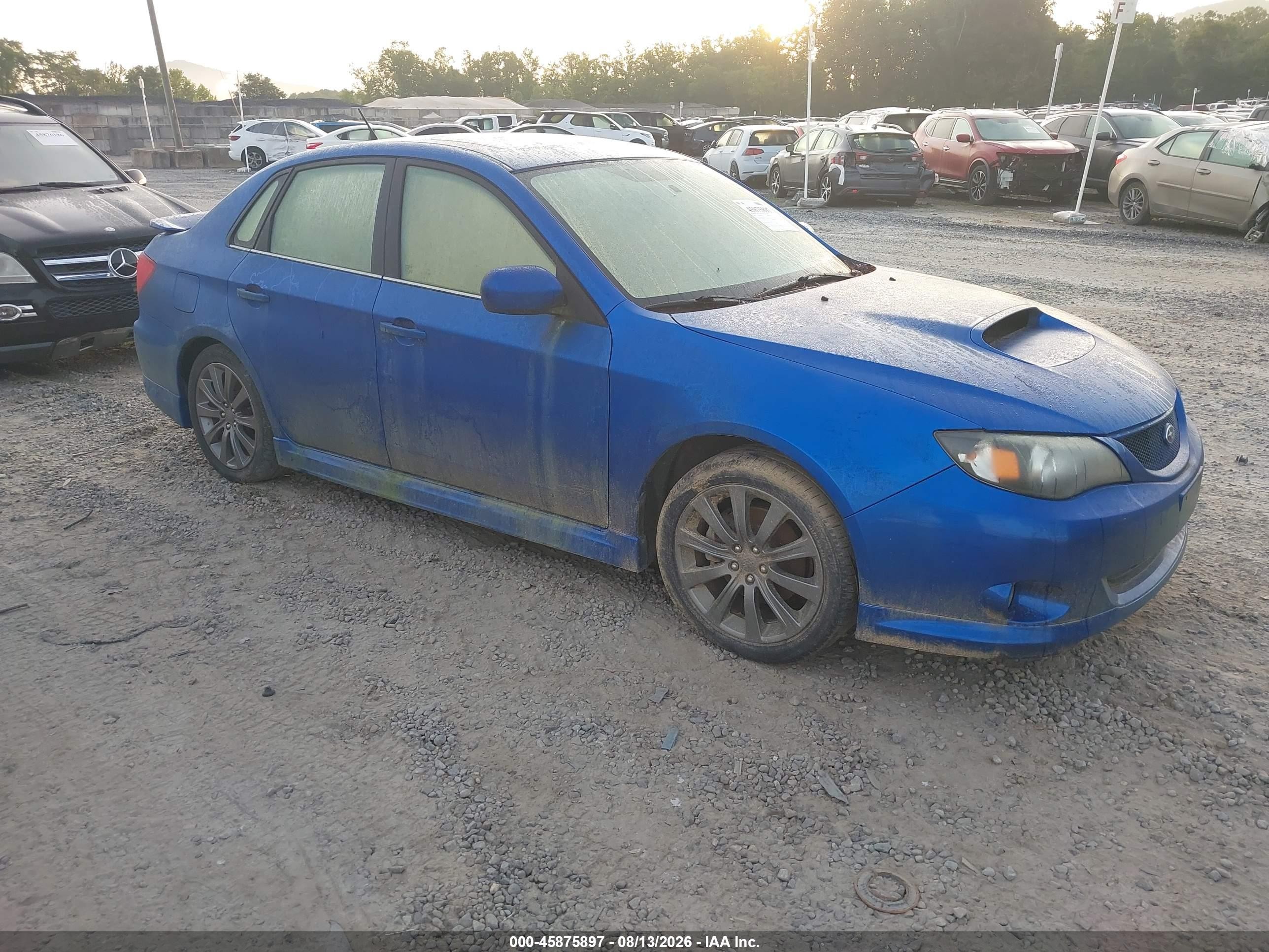 2010 Subaru Impreza Wrx Premium Blue vin: JF1GE7G65AG501208