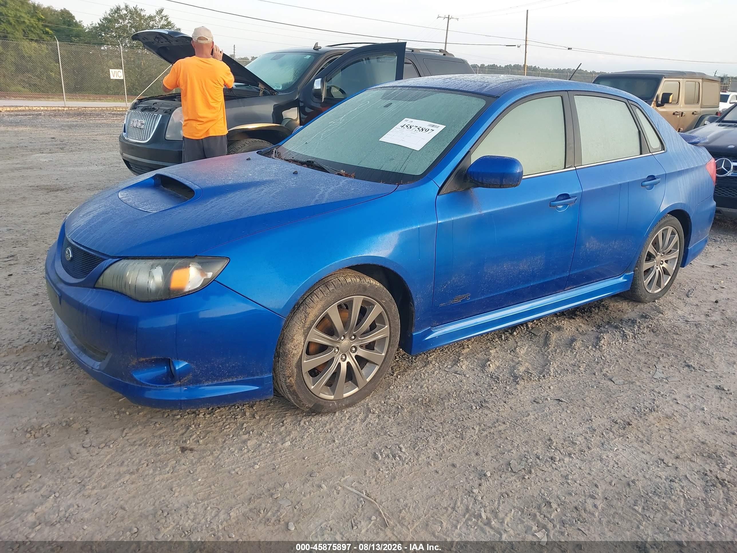 2010 Subaru Impreza Wrx Premium Blue vin: JF1GE7G65AG501208