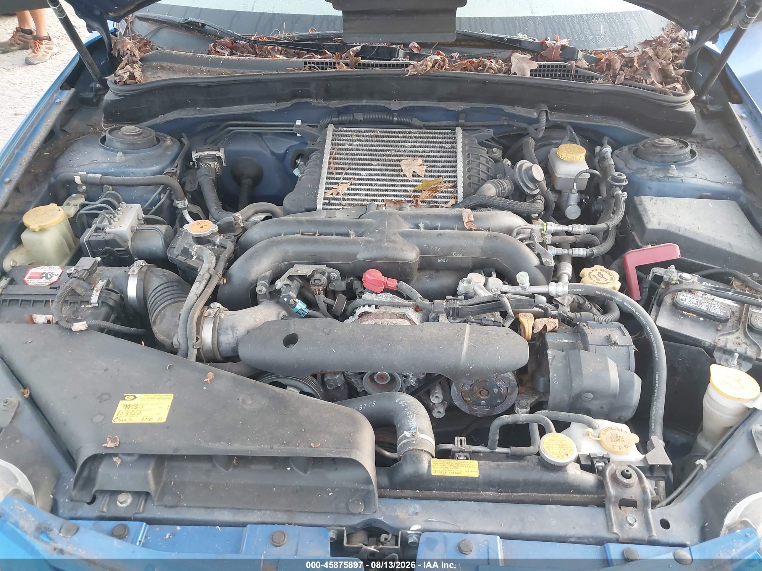 2010 Subaru Impreza Wrx Premium Blue vin: JF1GE7G65AG501208
