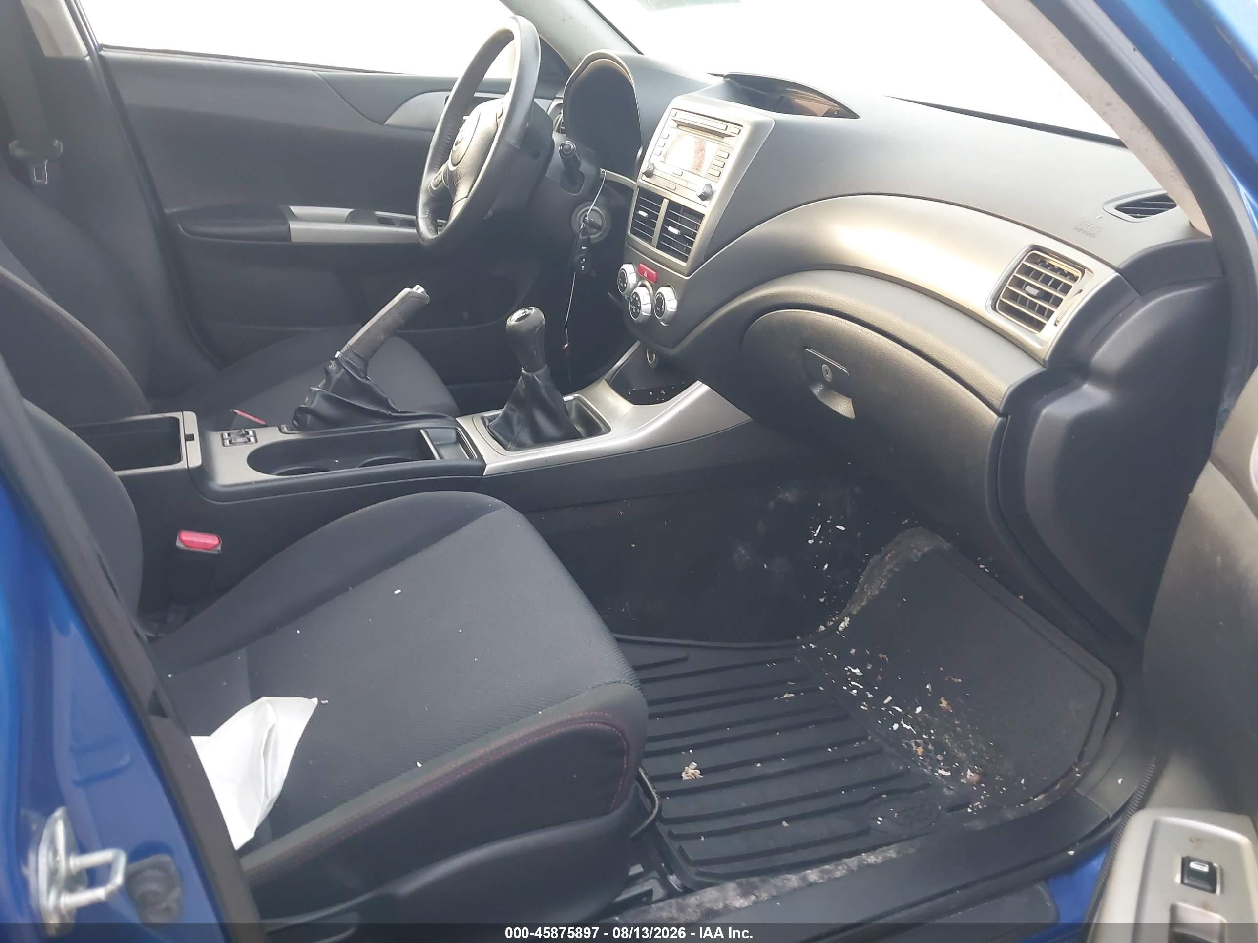 2010 Subaru Impreza Wrx Premium Blue vin: JF1GE7G65AG501208