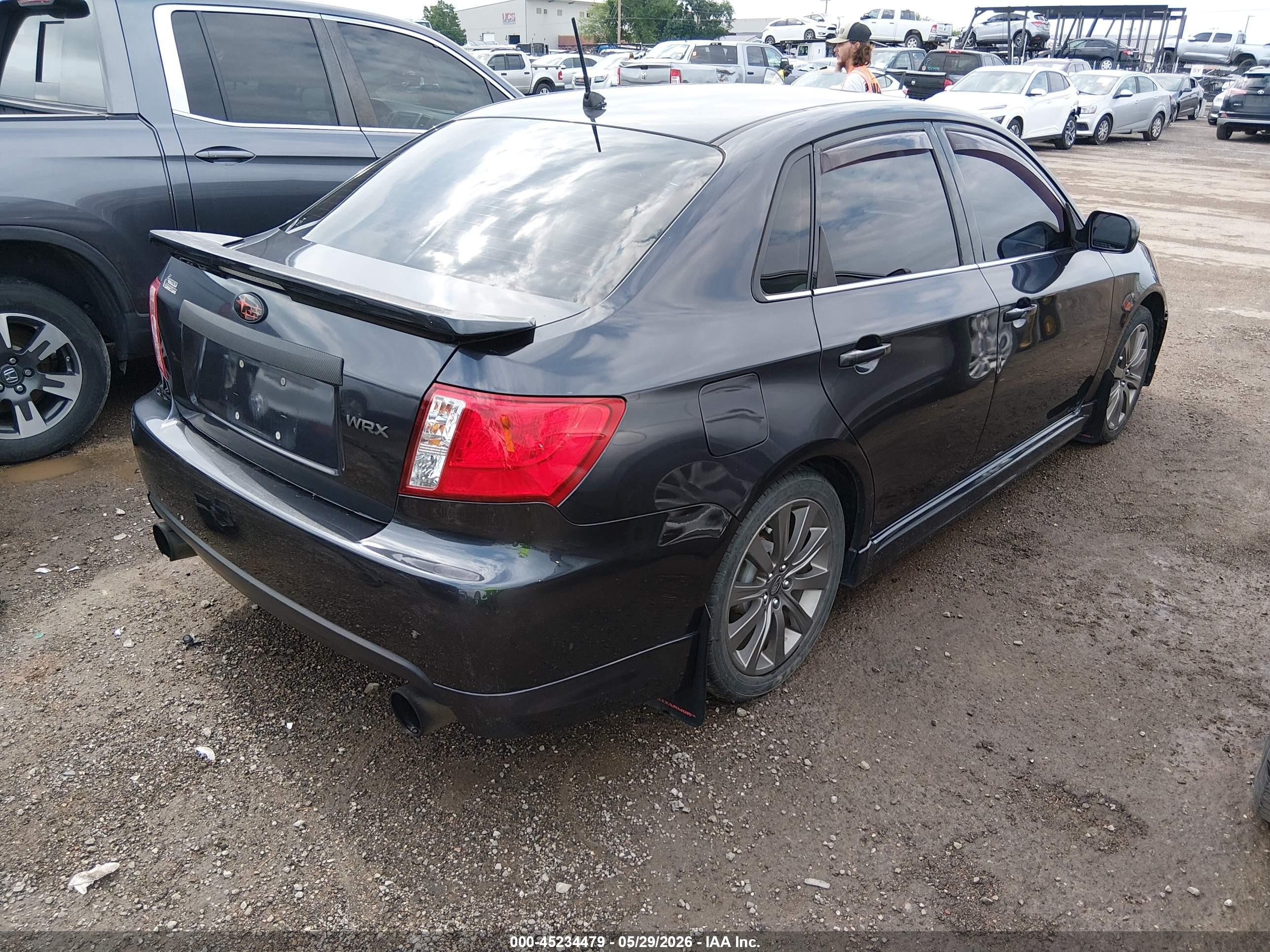 2010 Subaru Impreza Wrx Gray vin: JF1GE7G68AG509223
