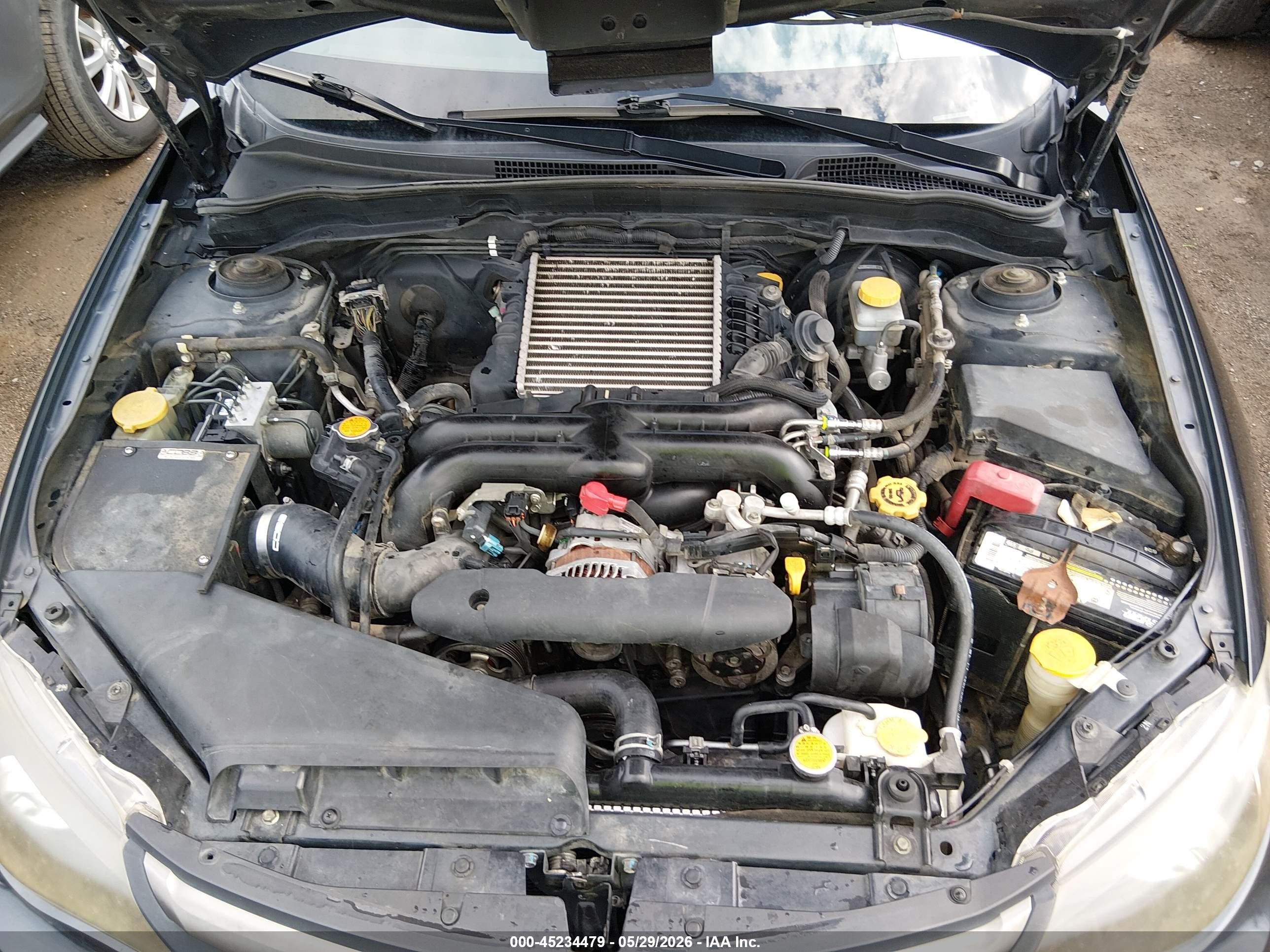 2010 Subaru Impreza Wrx Gray vin: JF1GE7G68AG509223