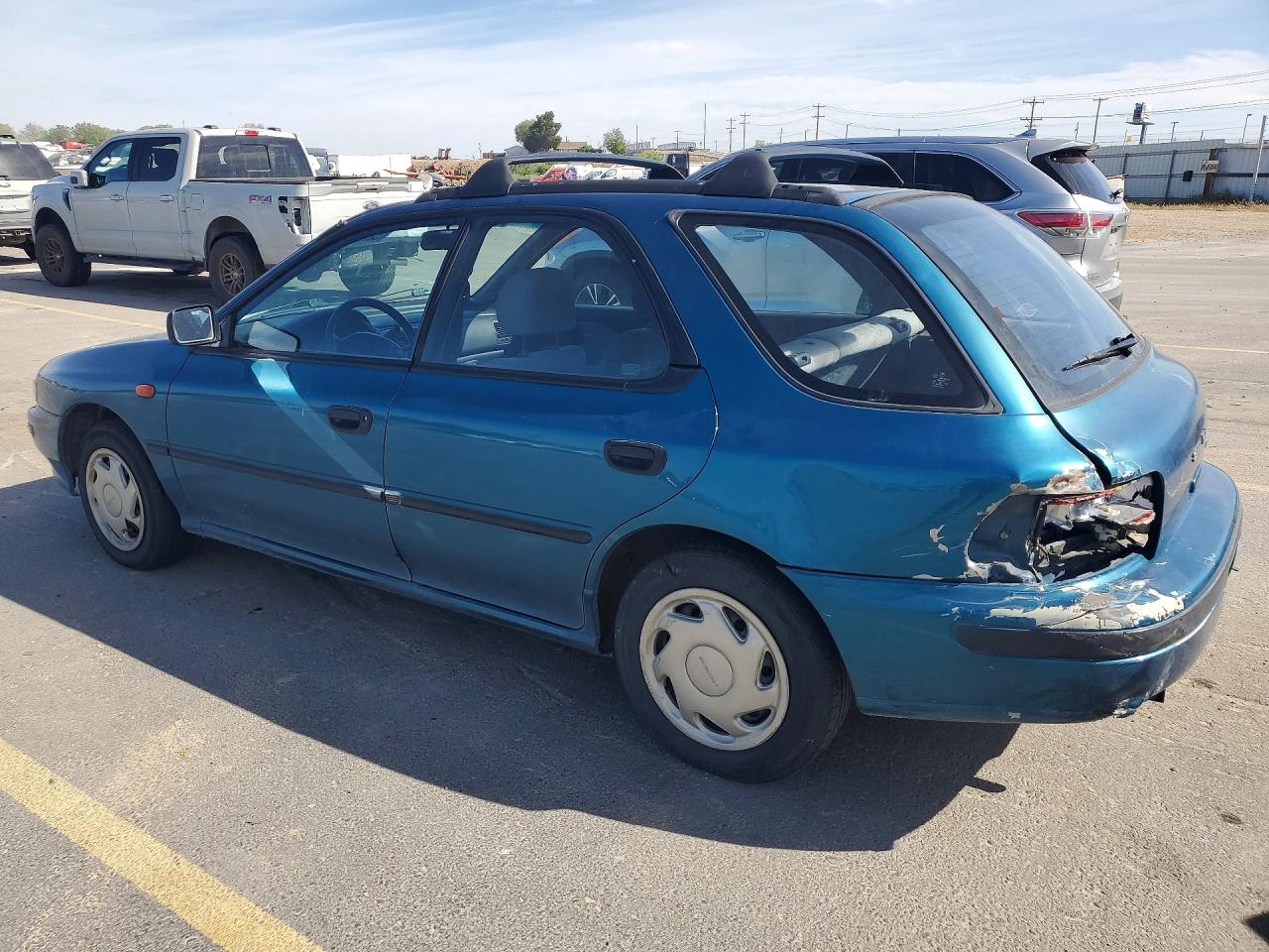1993 Subaru Impreza L Plus Green vin: JF1GF2443PH804316