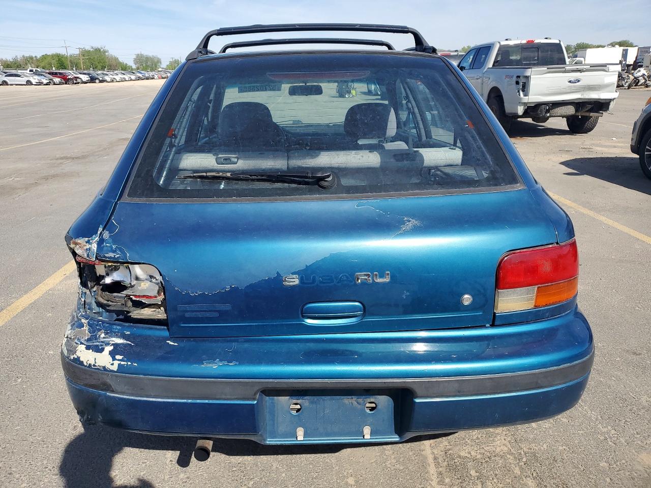 1993 Subaru Impreza L Plus Green vin: JF1GF2443PH804316