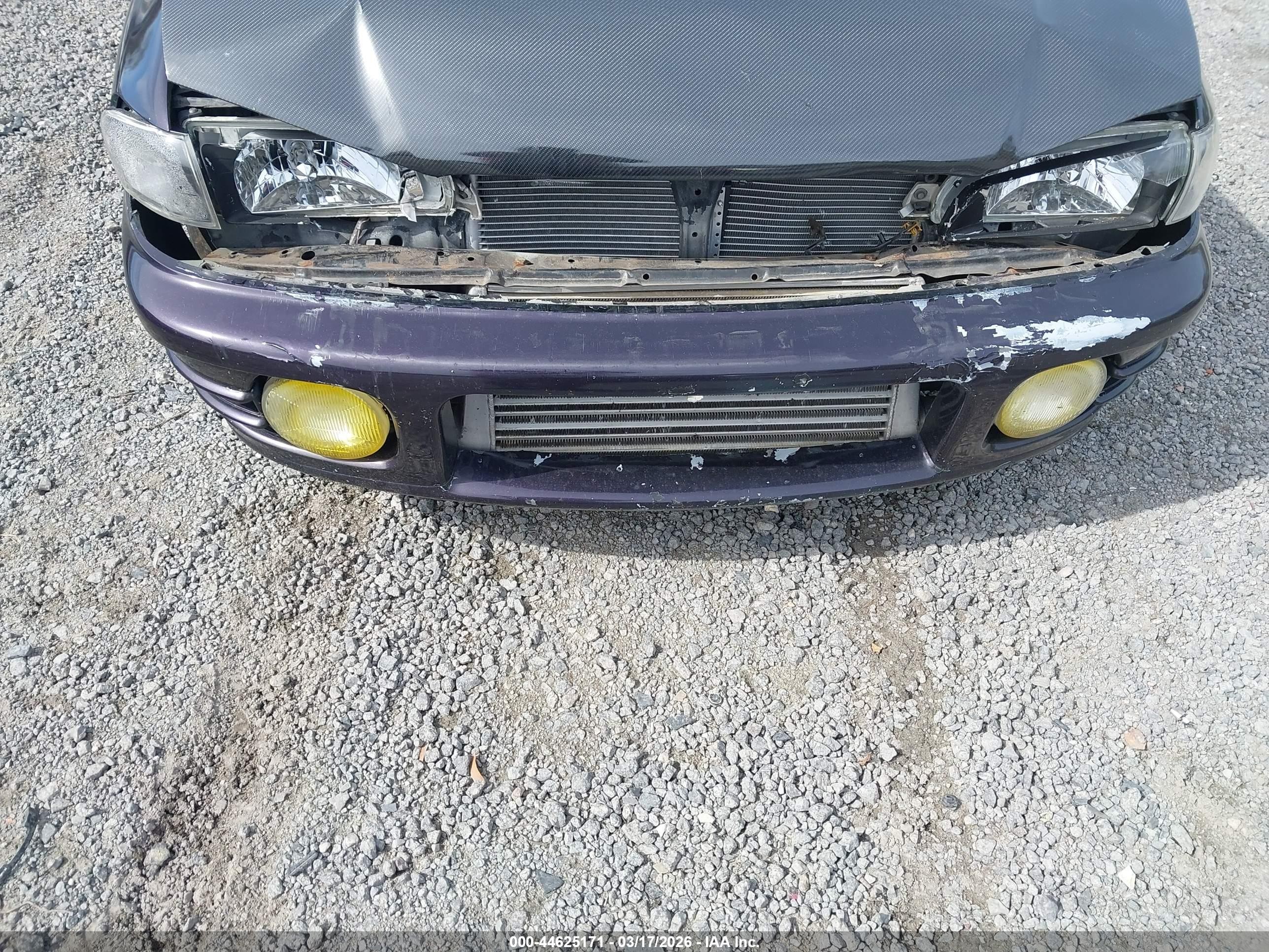 1993 Subaru Impreza L Plus Purple vin: JF1GF2445PH808089