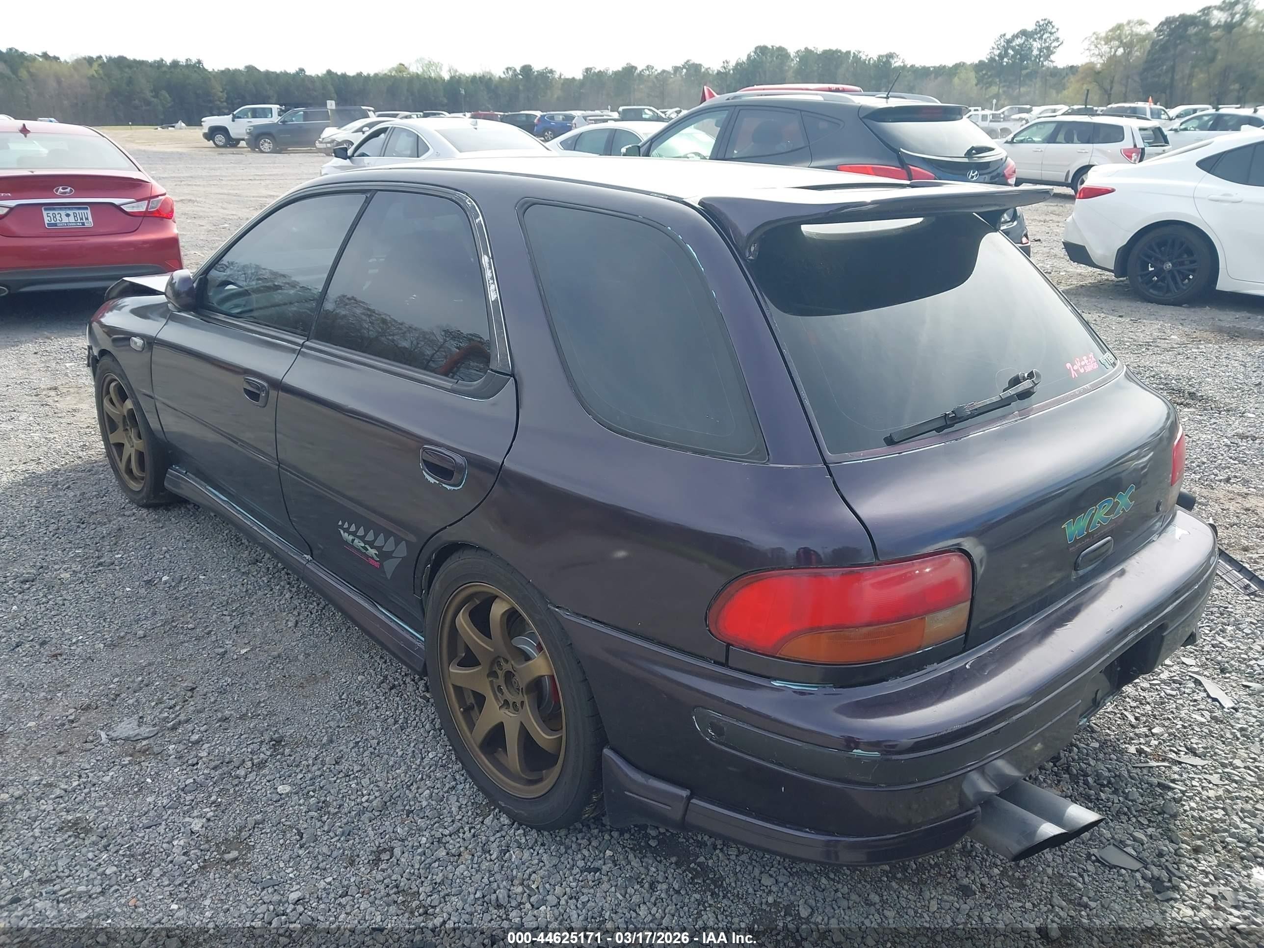 1993 Subaru Impreza L Plus Purple vin: JF1GF2445PH808089