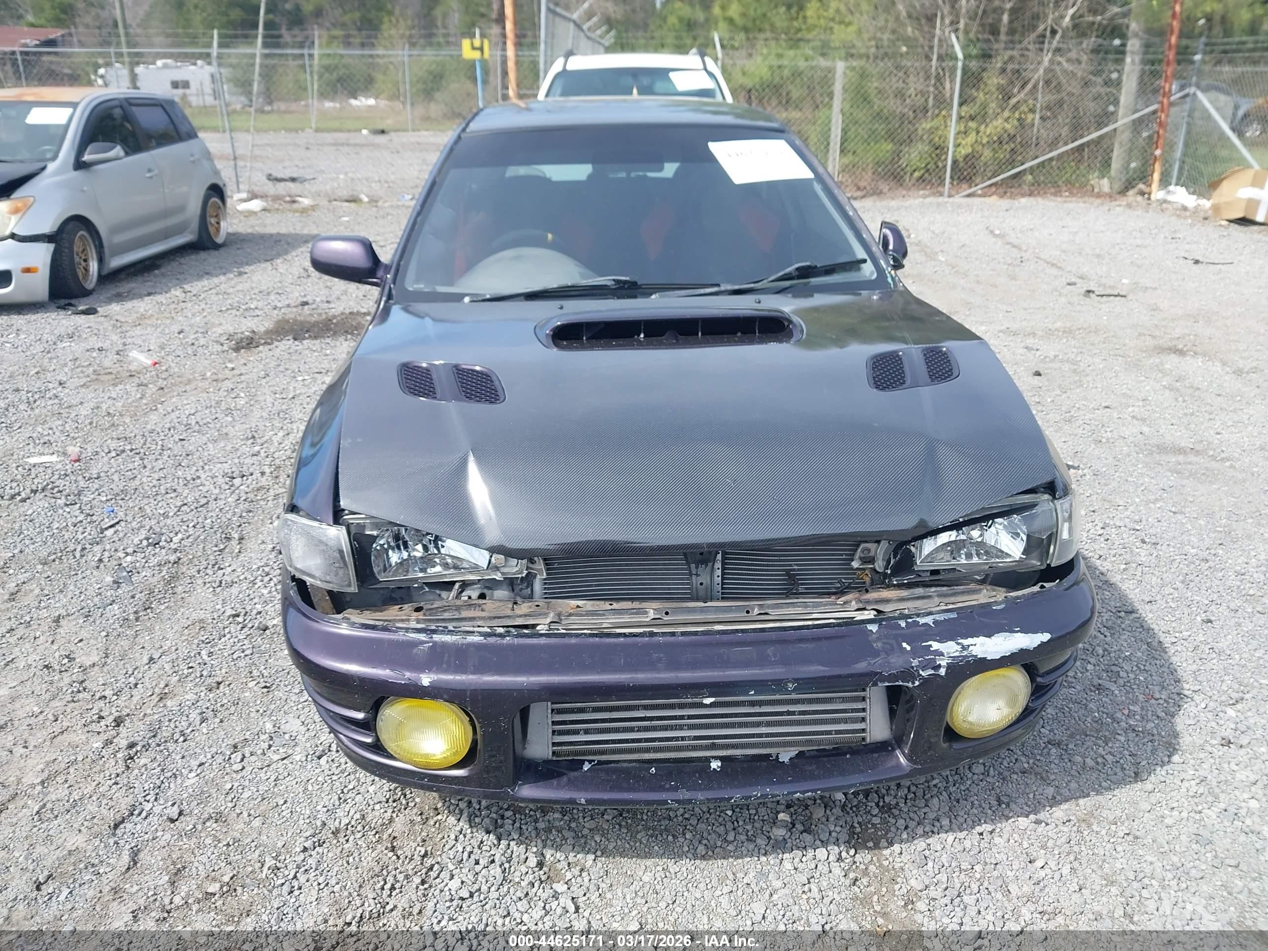 1993 Subaru Impreza L Plus Purple vin: JF1GF2445PH808089