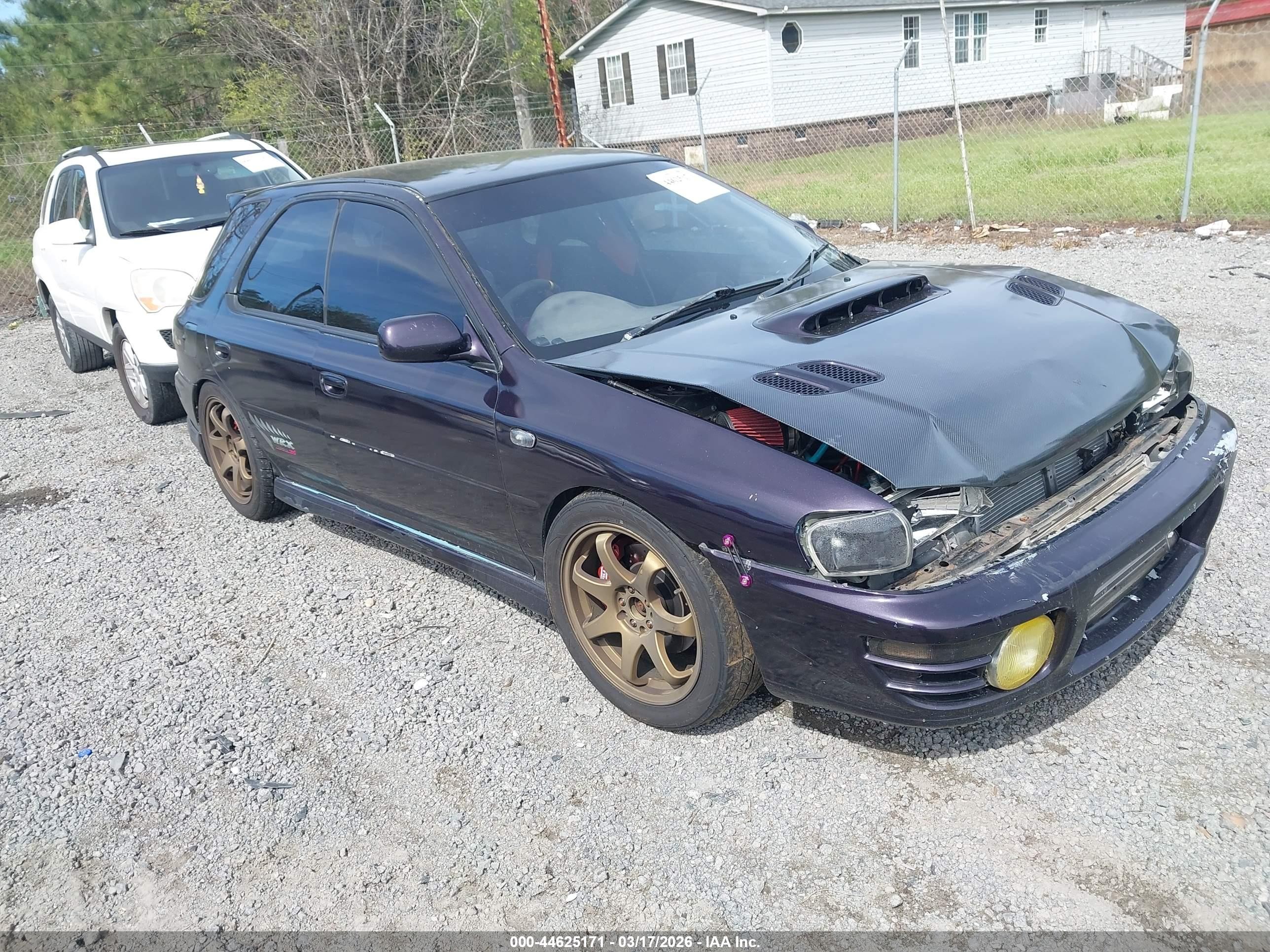 1993 Subaru Impreza L Plus Purple vin: JF1GF2445PH808089