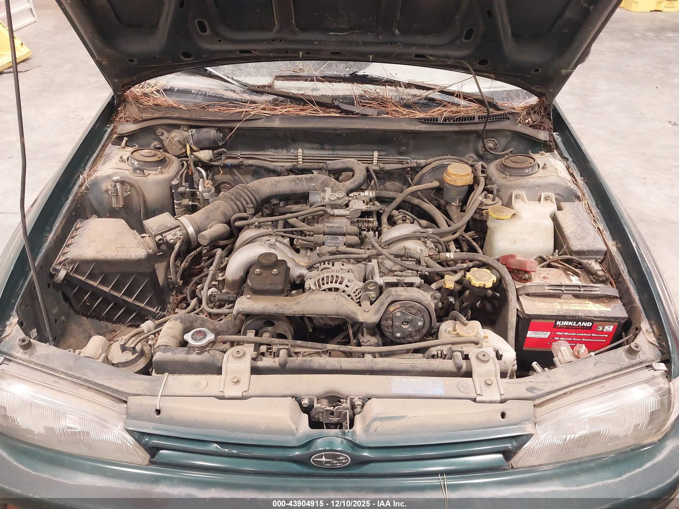 1993 Subaru Impreza L Plus Green vin: JF1GF244XPH811005