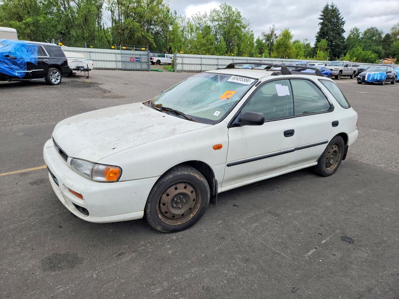 1997 Subaru Impreza L Белый vin: JF1GF4353VH823435