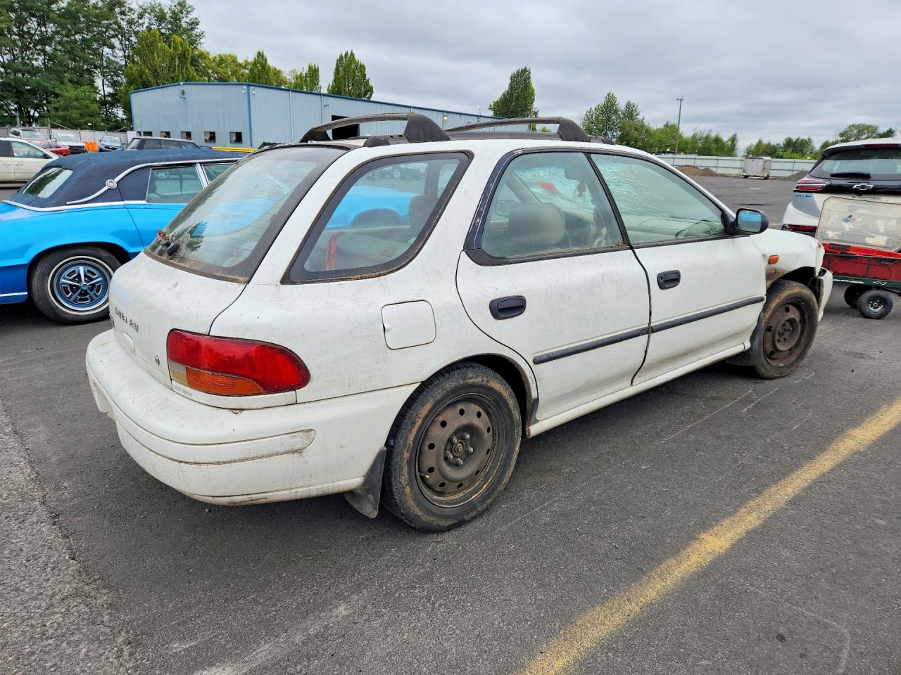 1997 Subaru Impreza L Белый vin: JF1GF4353VH823435