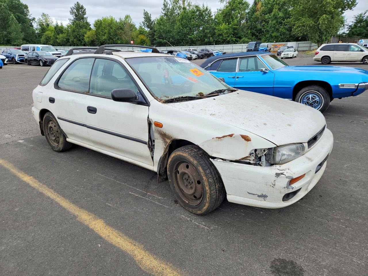 1997 Subaru Impreza L Белый vin: JF1GF4353VH823435