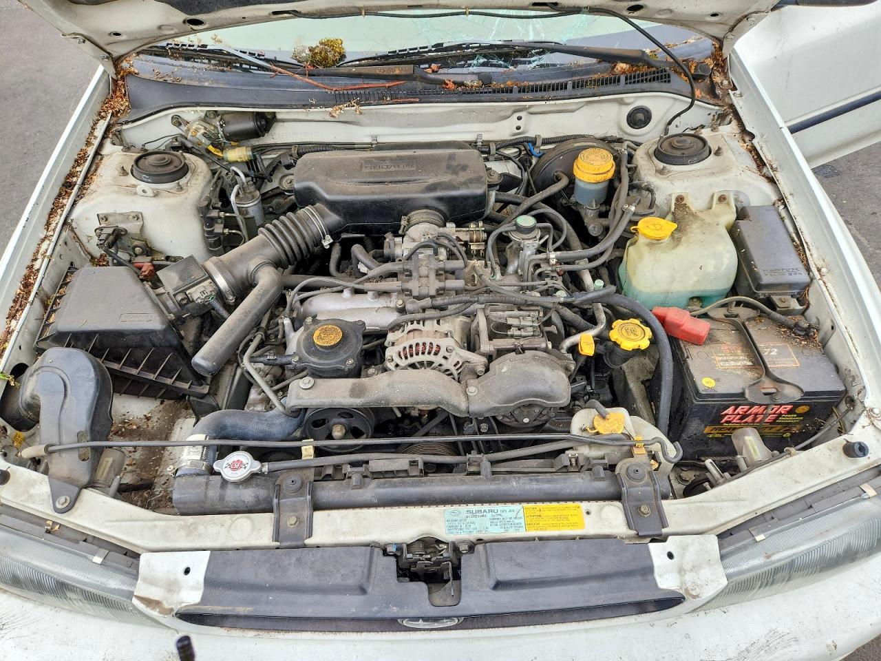 1997 Subaru Impreza L Белый vin: JF1GF4353VH823435