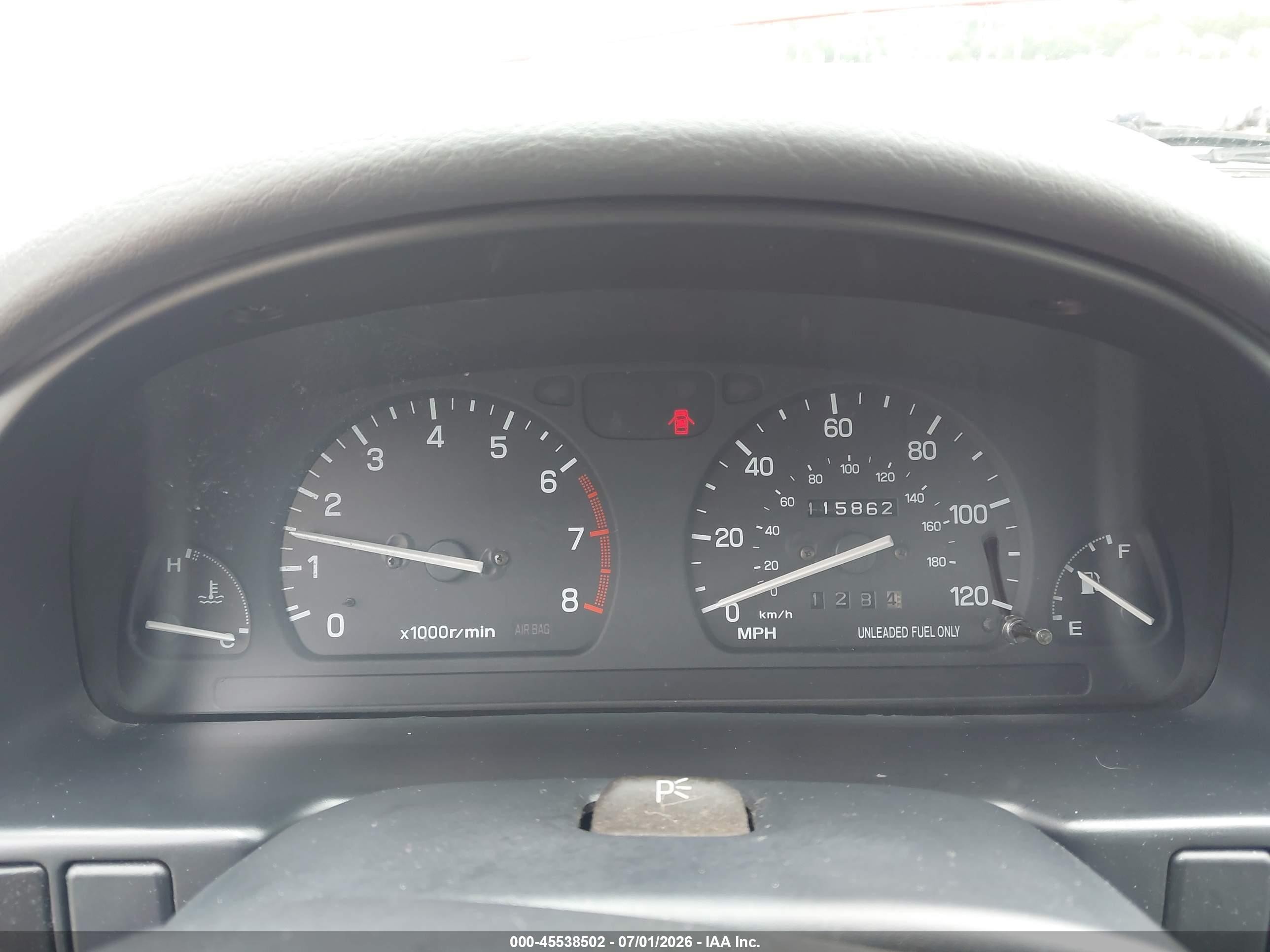 1997 Subaru Impreza L Red vin: JF1GF4357VH819212
