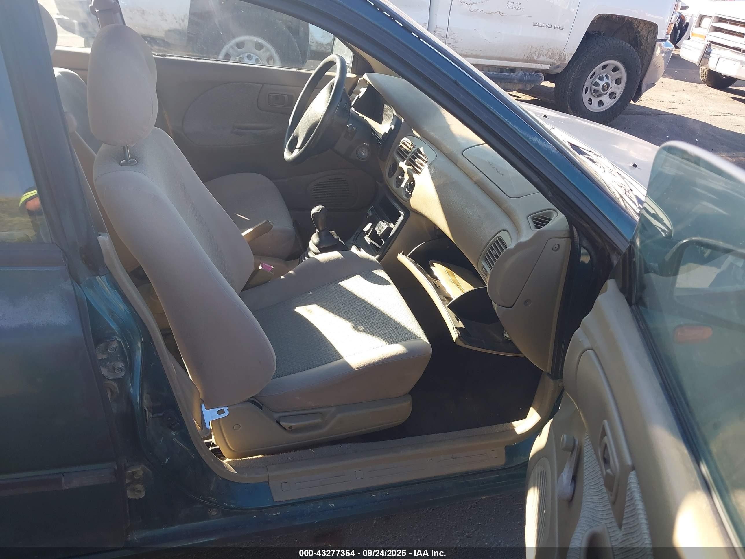 1996 Subaru Impreza L Green vin: JF1GF4359TG813270