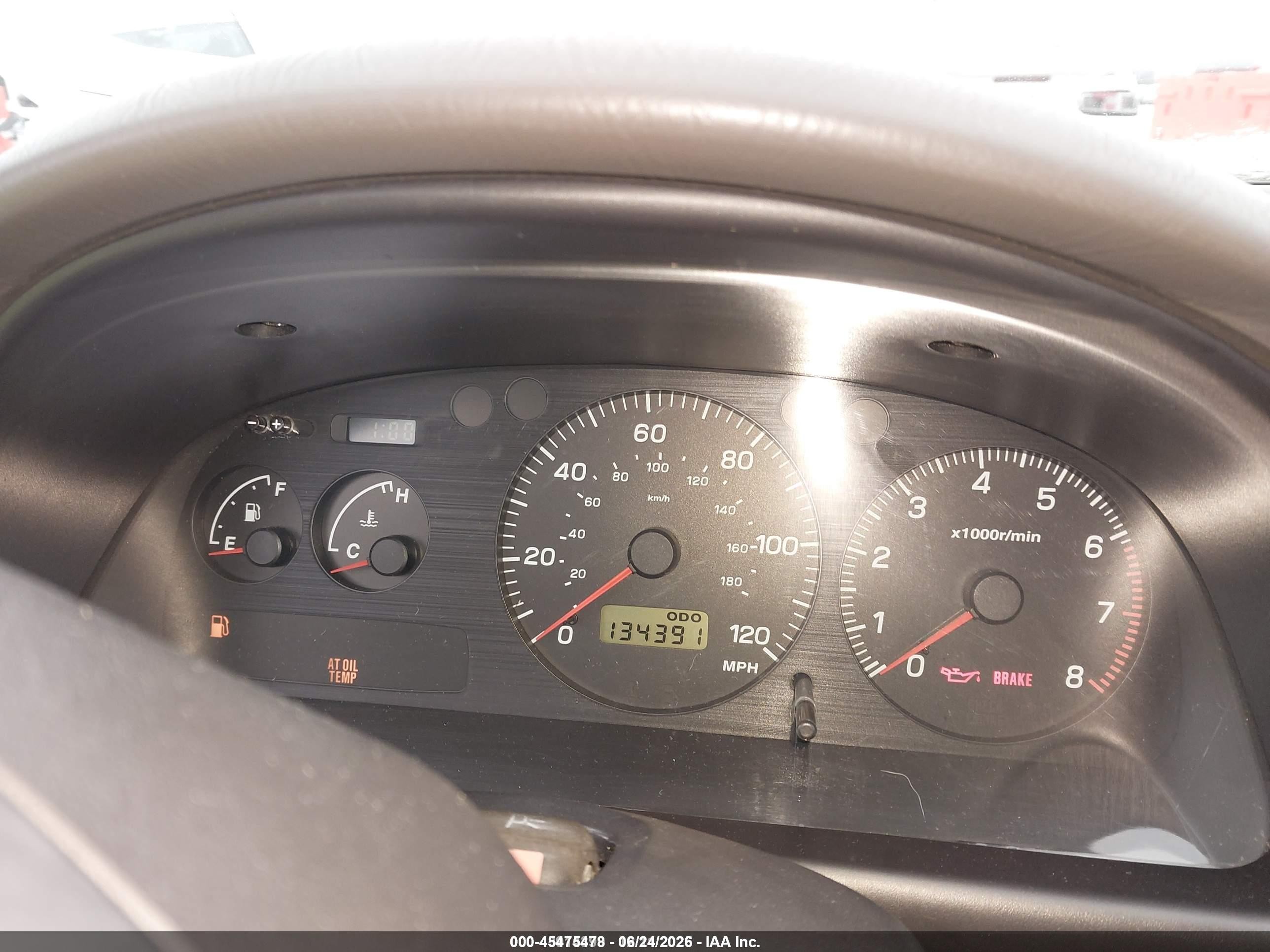 1999 Subaru Impreza L Black vin: JF1GF435XXH811155