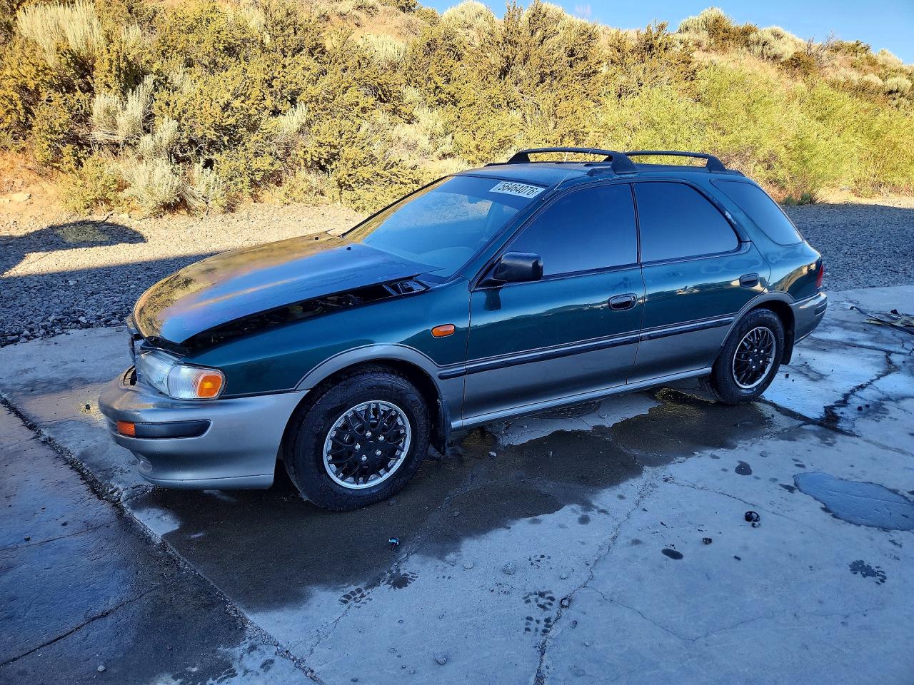 1996 Subaru Impreza Outback Зеленый vin: JF1GF4850TH817307