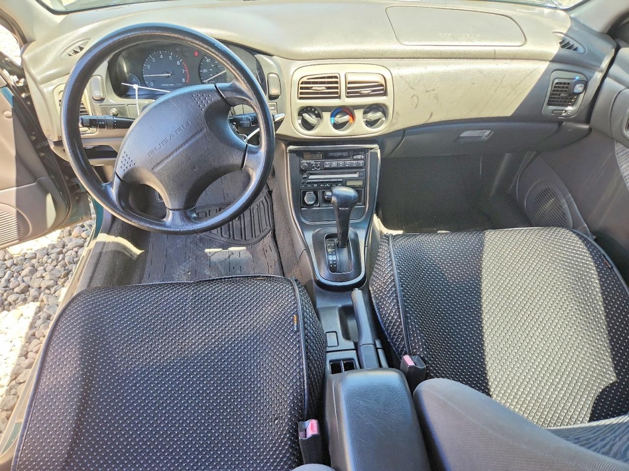 1996 Subaru Impreza Outback Green vin: JF1GF4850TH817307